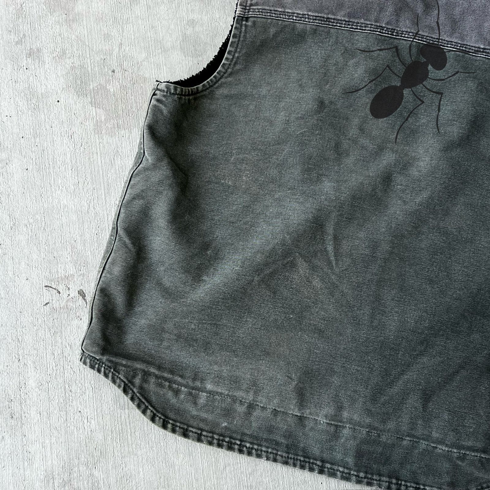 Carhartt × Vintage Carhartt V33 faded black work wear vest Size US M / EU 48-50 / 2 - 8 Thumbnail