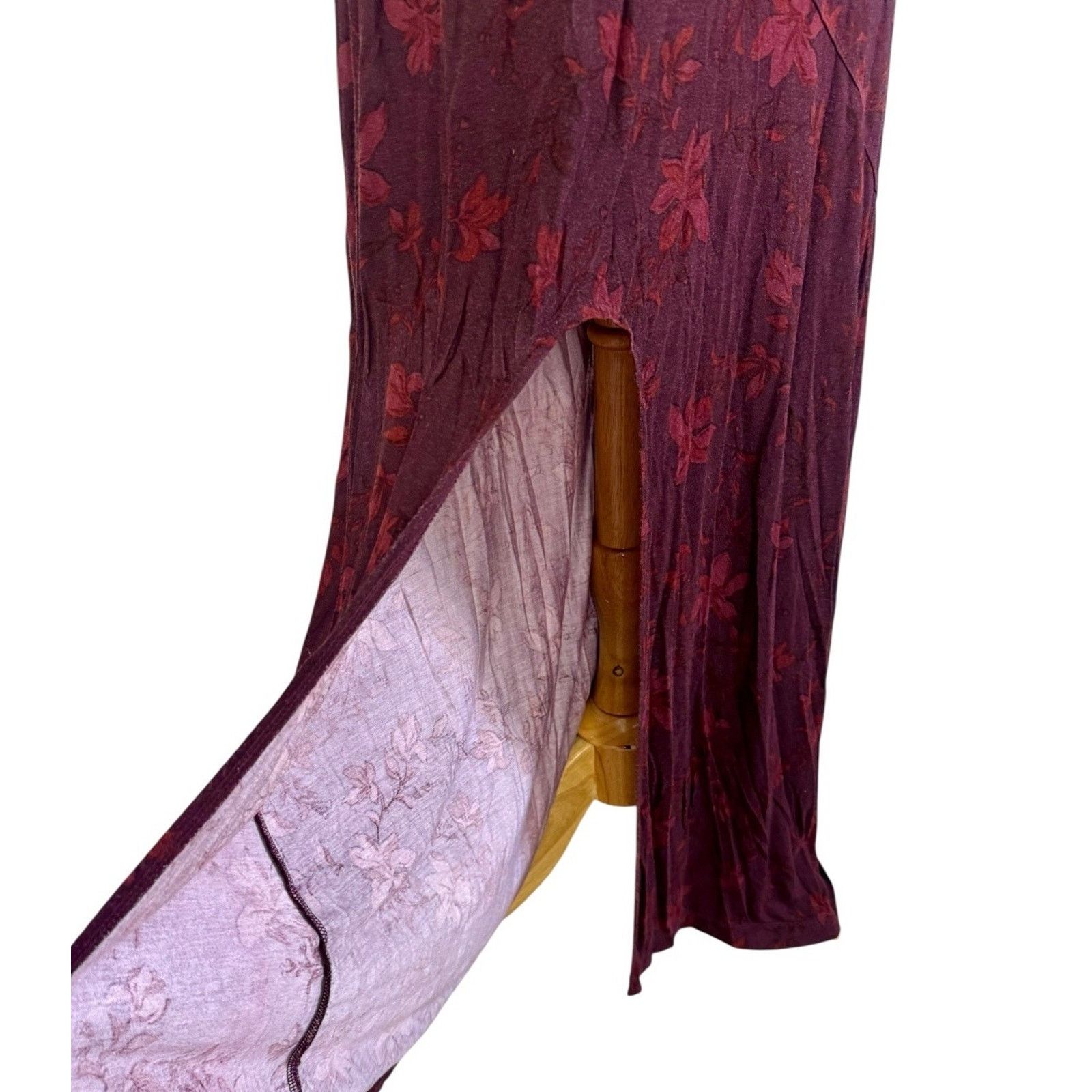 Free People FREE PEOPLE Jace Front Slit Maxi Dress Boho Flutter Sleeves Size L / US 10 / IT 46 - 6 Thumbnail
