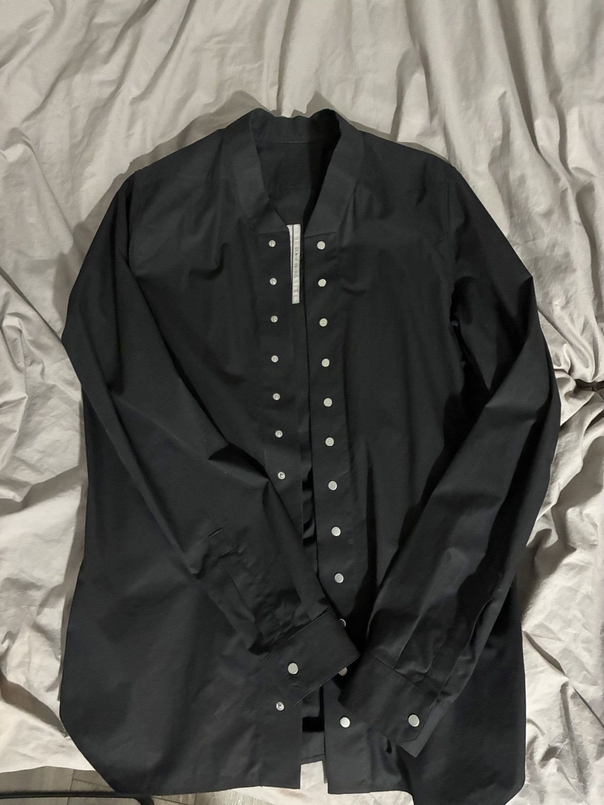 Rick Owens Rick Owens Strobe Faun Button Up Shirt Size US M / EU 48-50 / 2 - 1 Thumbnail
