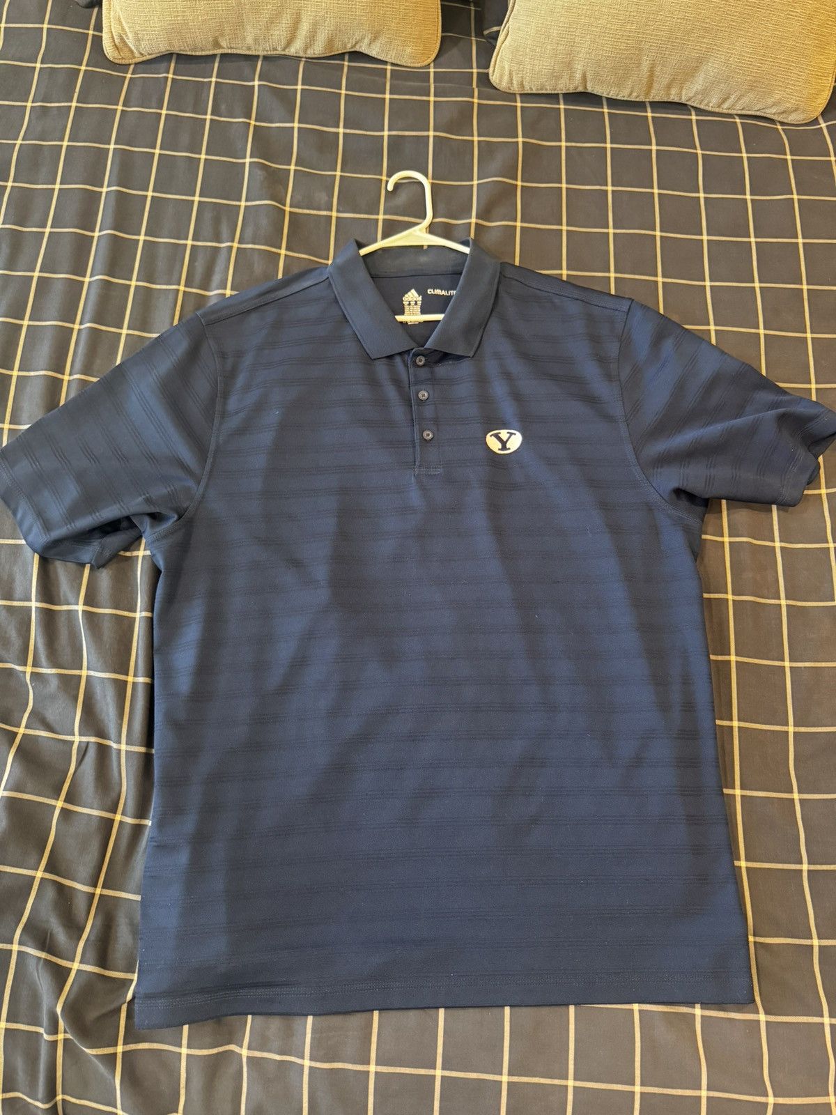 Adidas Vintage Adidas BYU Cougars Climalite Men's XXL Navy Polo Size US XXL / EU 58 / 5 - 1 Thumbnail