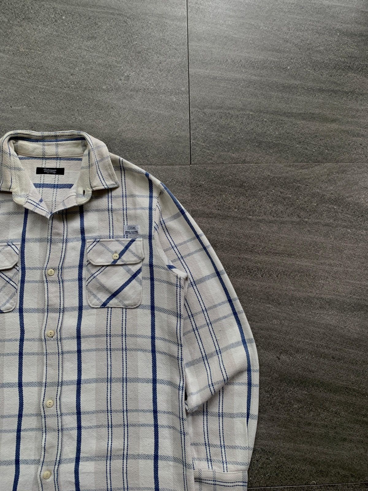 Undercover FREE TAX! Thick Cotton Plaid Zippered Shirt Size US M / EU 48-50 / 2 - 3 Thumbnail
