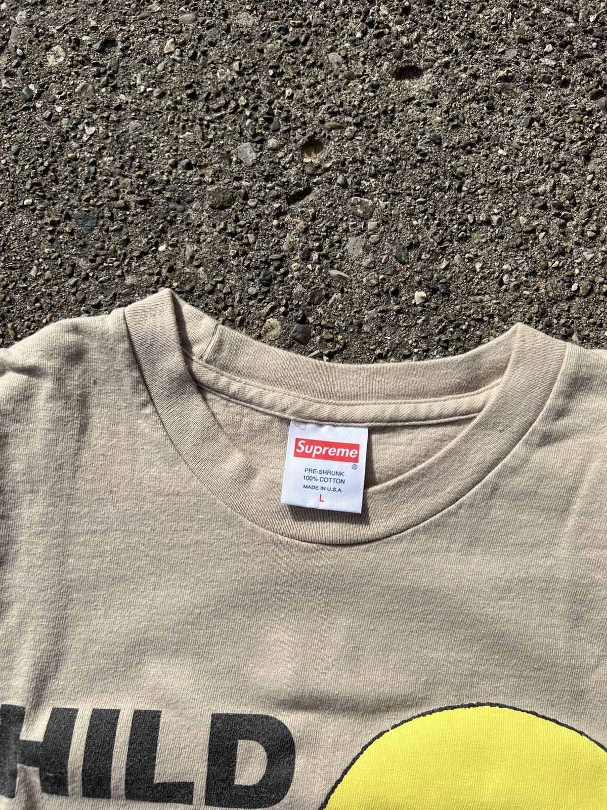 Supreme 2015 Supreme Child of Hell Tee T Shirt Tan size L Size US L / EU 52-54 / 3 - 3 Thumbnail