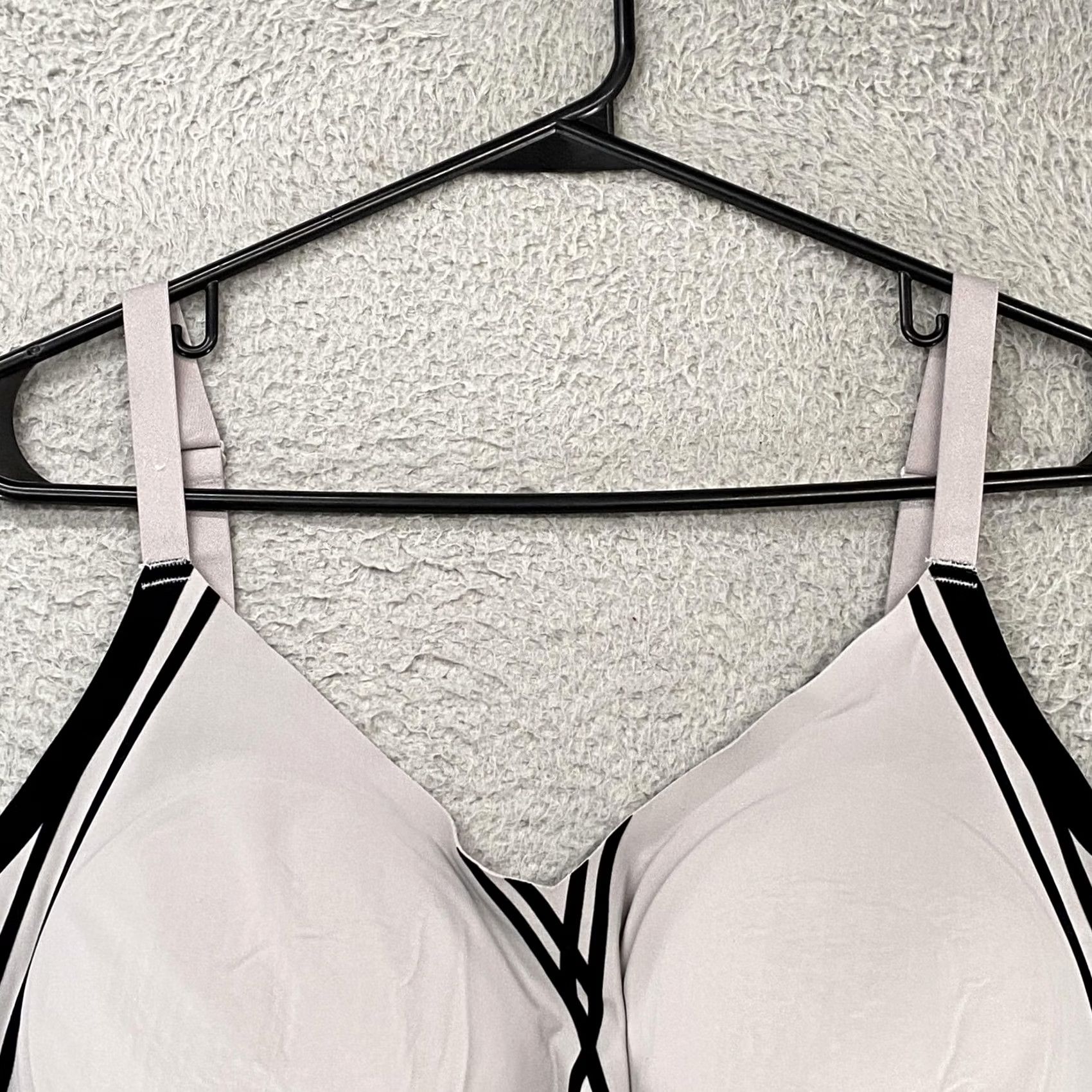 Silhouette Honeylove Silhouette Bra Womens 3X Gray Wire Free Lightweight Smoothing Size ONE SIZE - 2 Thumbnail