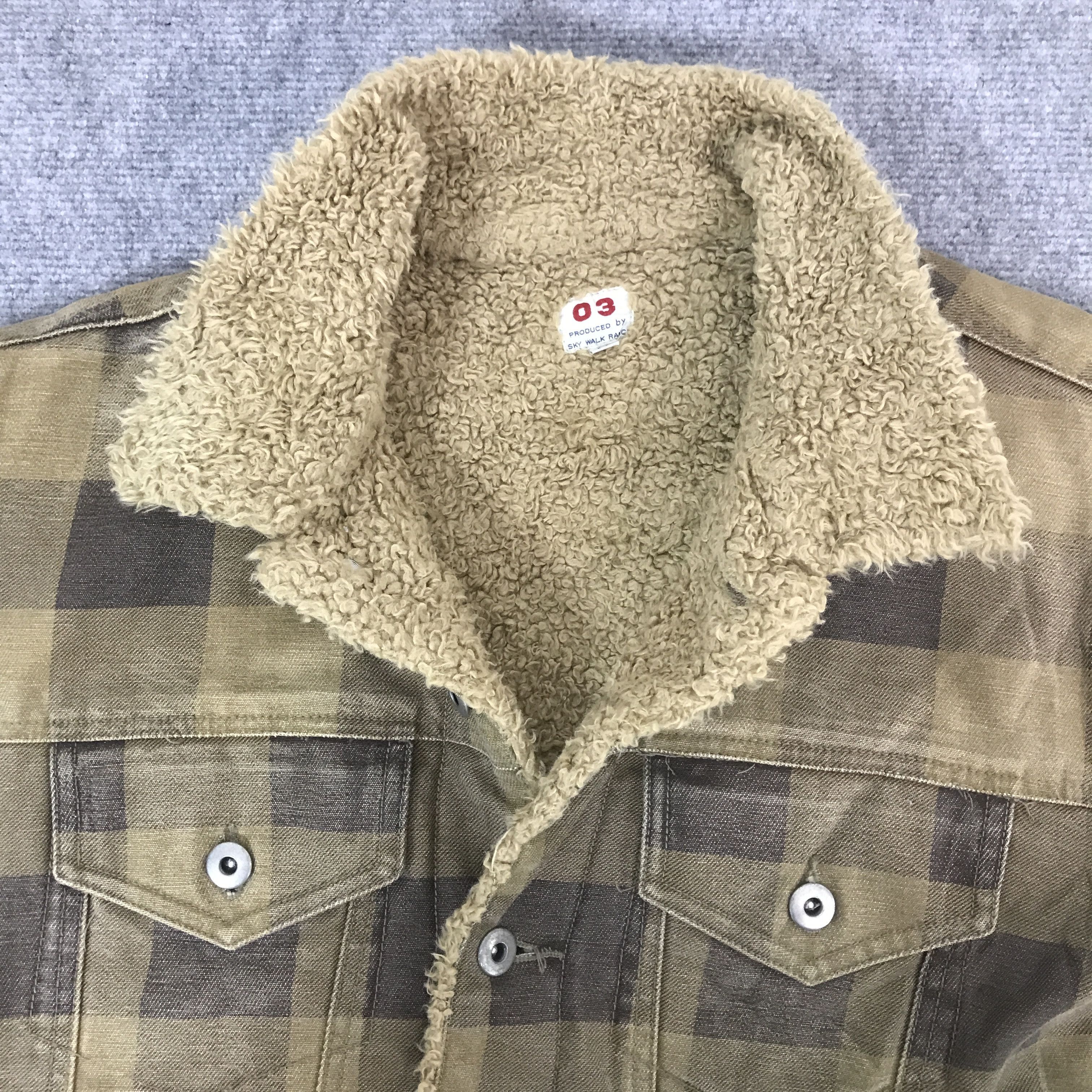 Japanese Brand vintage sky walk ranch Tartan design Button jacket K61B7 Size US M / EU 48-50 / 2 - 7 Thumbnail