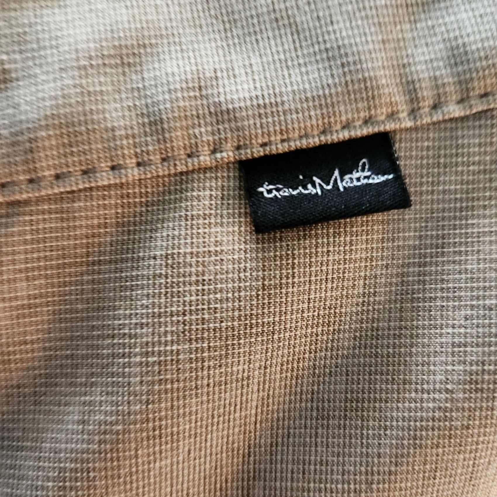 TravisMathew Travis Mathew Shorts Mens 40 10” Inseam Tan Golf Athletic Flat Front Chino Mens Regular Beige Polyester Spandex Athletic Modern Clean Folded Size US 40 / EU 56 - 3 Thumbnail