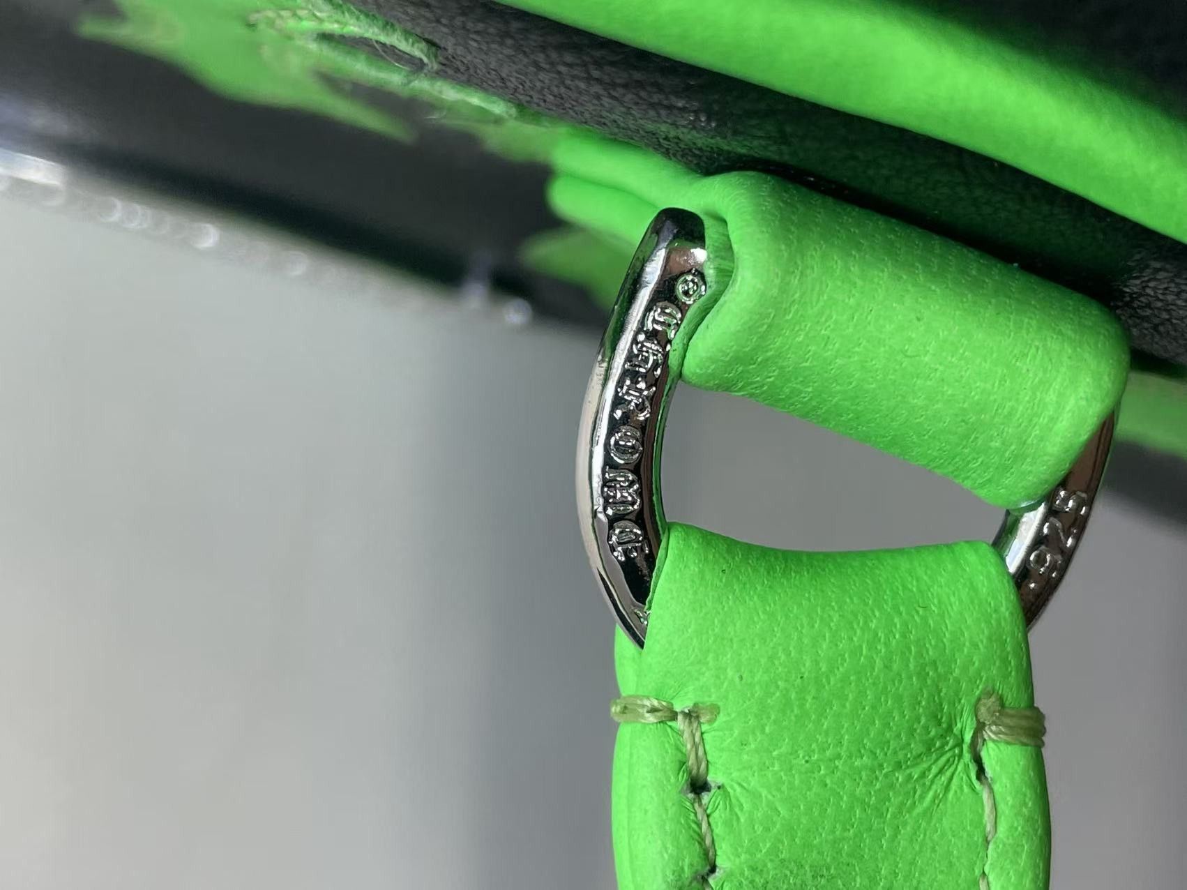 Chrome Hearts Chrome Hearts Leather Cross Patch Black&Green Mini Gym Bag Size ONE SIZE - 11 Thumbnail