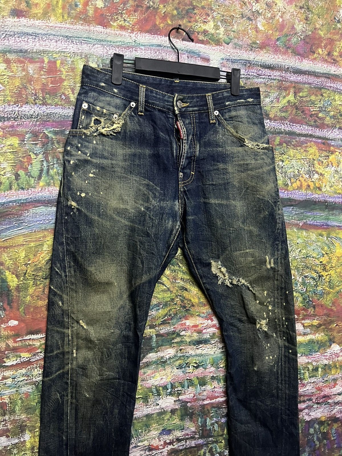 Dsquared2 ‼️LAST DROP‼️Dsquared distressed design denim Size US 31 - 6 Thumbnail