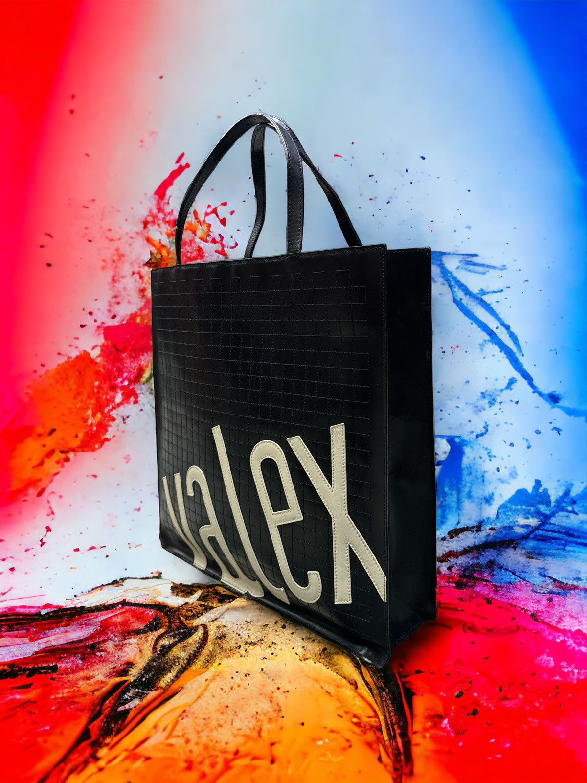 Valextra VALEXTRA MILANO BUG SPELLOUT LEATHER TOTE BAG Size ONE SIZE - 2 Thumbnail