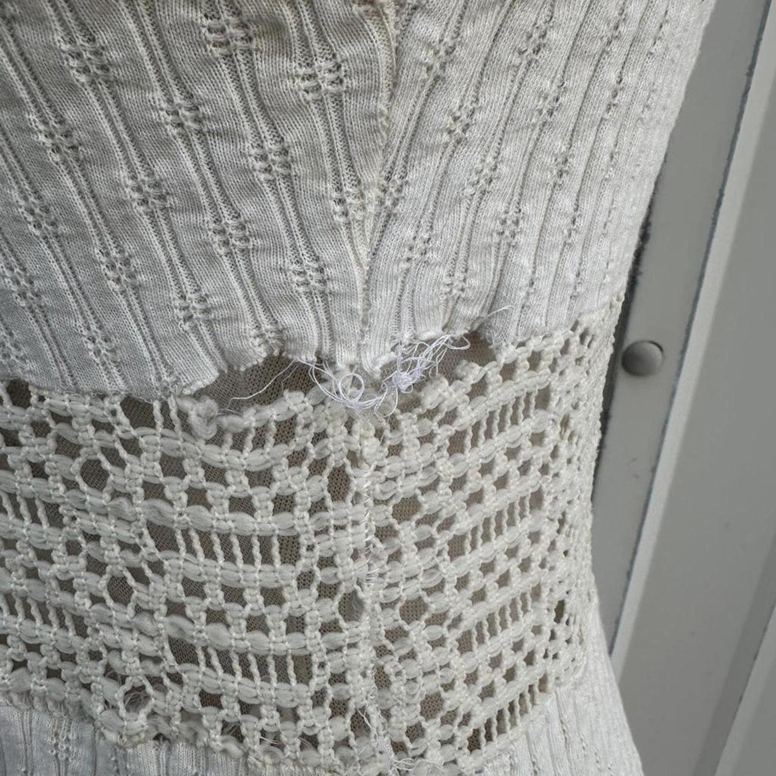 Other 1980s white cottondress with a boho vibe dress #lacedress Size S / US 4 / IT 40 - 5 Thumbnail
