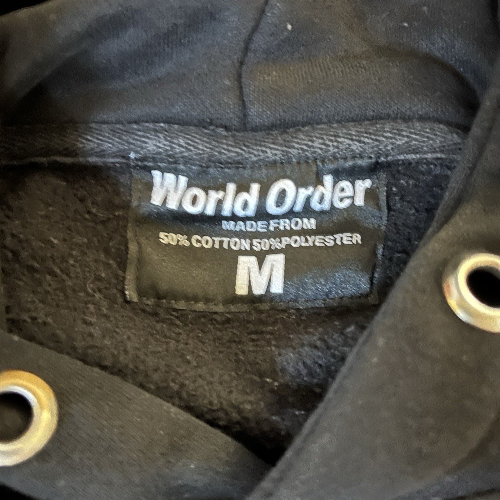 Other WRLDRDR World Order Logo Hoodie Sweatshirt Black Size M Size US M / EU 48-50 / 2 - 5 Thumbnail