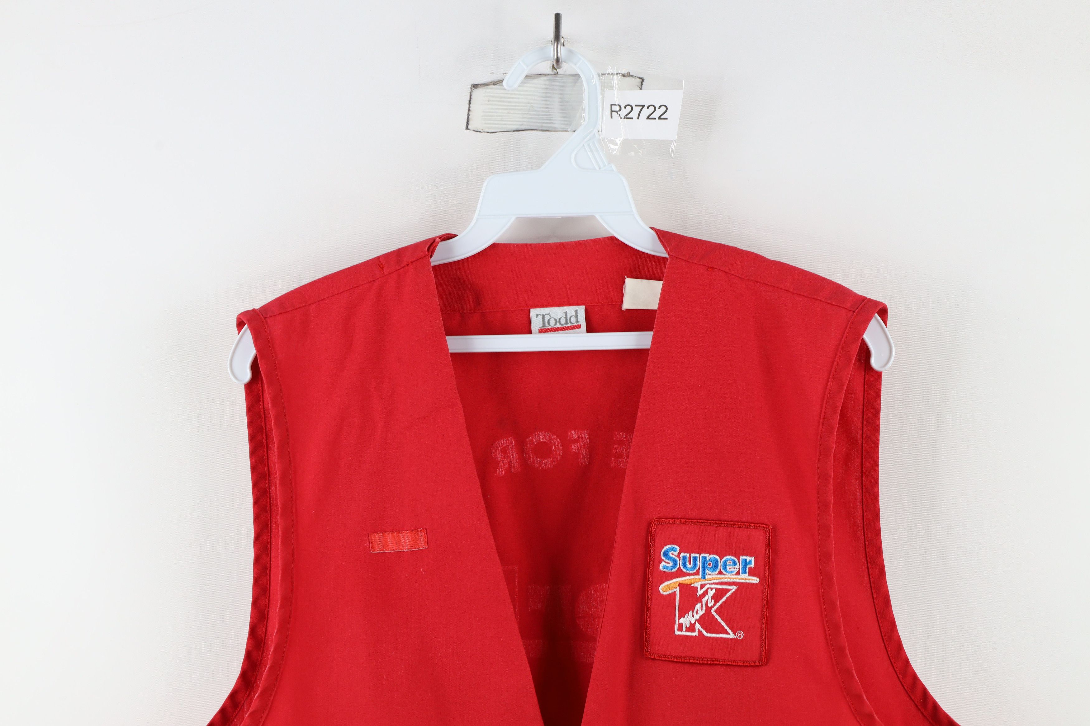 Vintage Vintage 90s Streetwear Super K Mart Center Greeter Vest Size US L / EU 52-54 / 3 - 2 Thumbnail