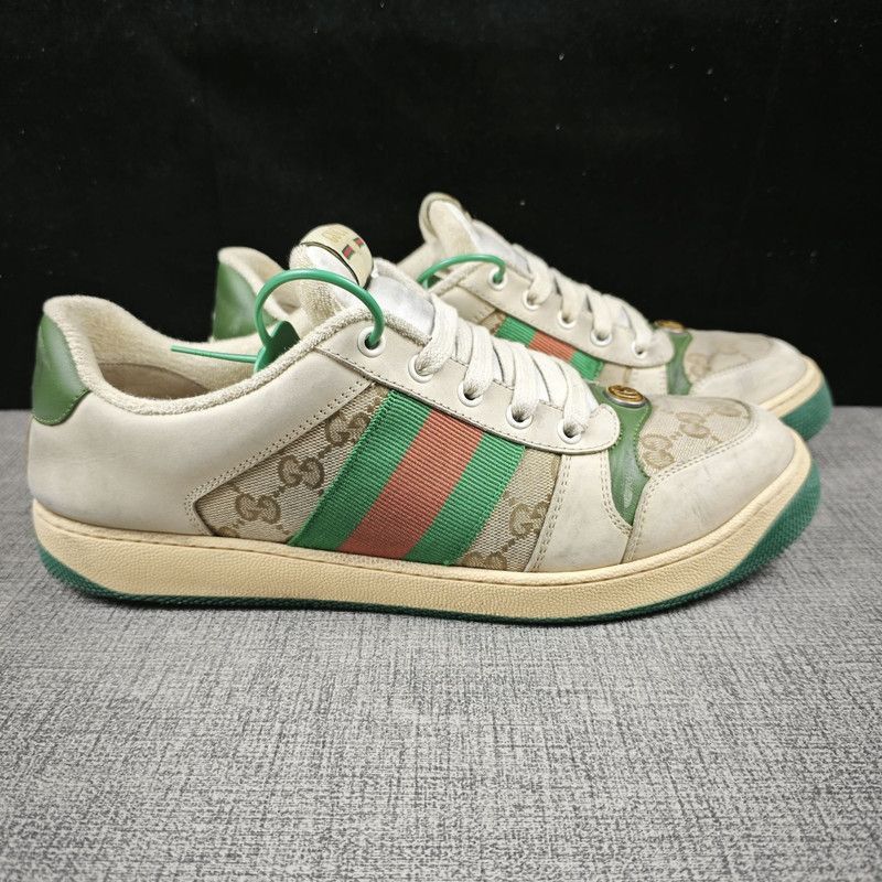 Gucci Gucci Screener Low Top Sneakers in Green - Size US 9.5 / EU 42-43 - 9 Thumbnail