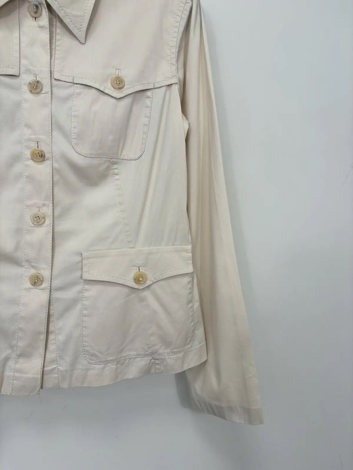Prada Prada Women’s Rare Classic Luxury Cotton Nylon Jacket Size M / US 6-8 / IT 42-44 - 4 Thumbnail