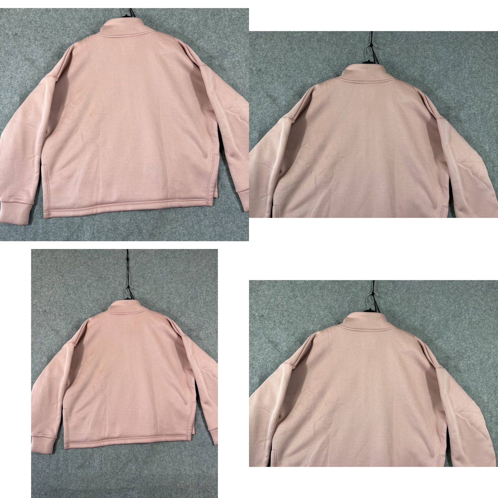 Under Armour Under Armour Fleece Sweater Womens XL Pink Half-Zip Mock Neck Pullover Long Sleeve NWOT Size XL / US 12-14 / IT 48-50 - 8 Thumbnail