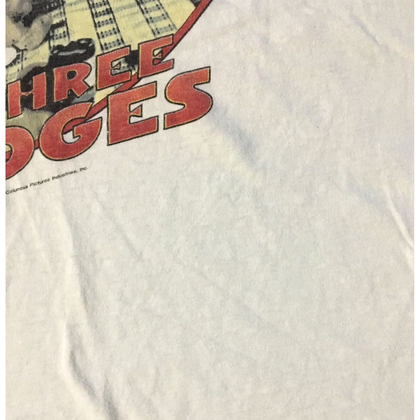 Vintage VINTAGE The Three Stooges Promo Shirt S White Short Sleeve T-Shirt Mens Funny TV Show Movie Comedy Columbia Pictures Size US S / EU 44-46 / 1 - 7 Thumbnail