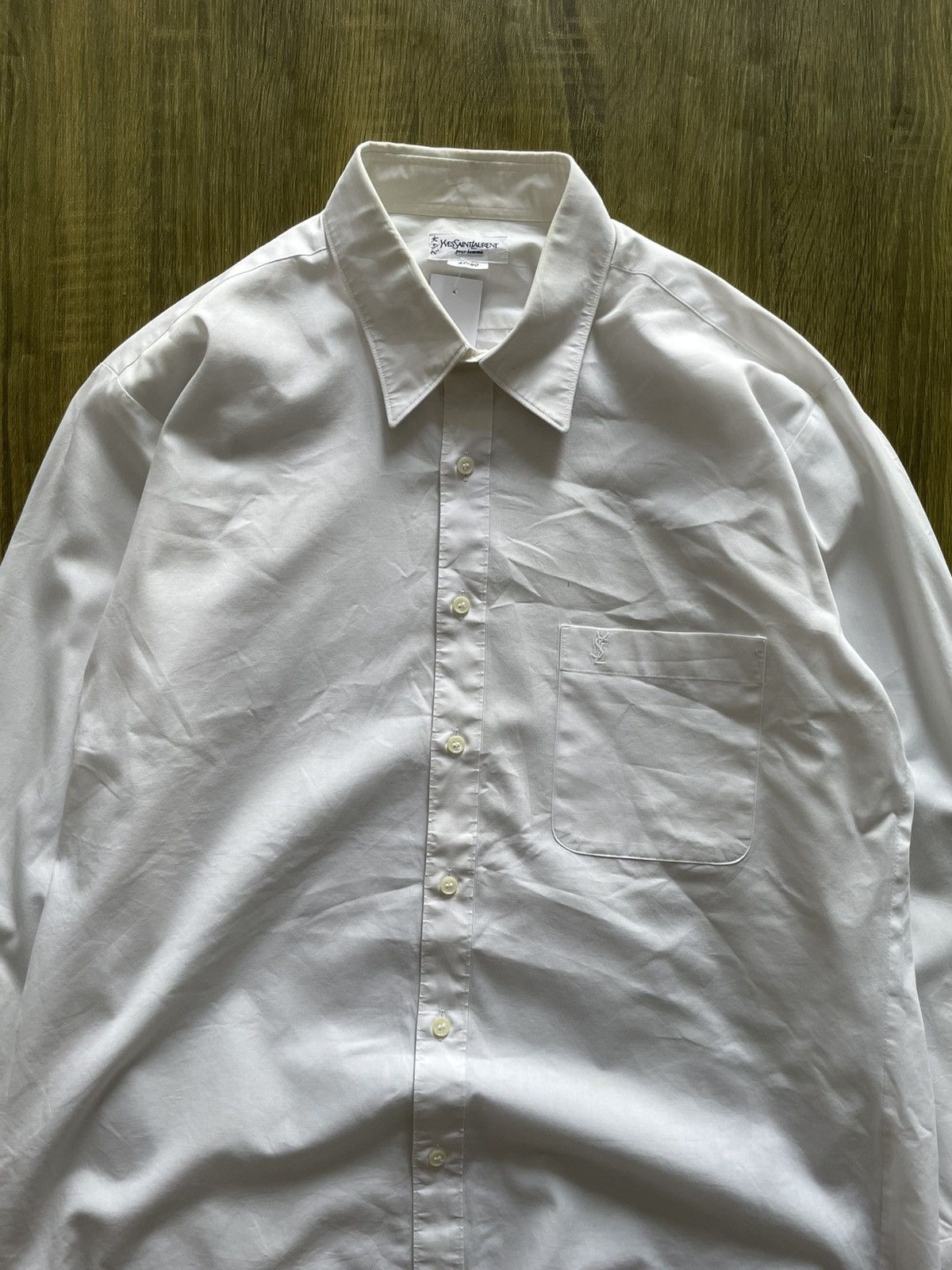 Yves Saint Laurent Yves Saint Laurent Shirt X Luxury Size US L / EU 52-54 / 3 - 2 Thumbnail
