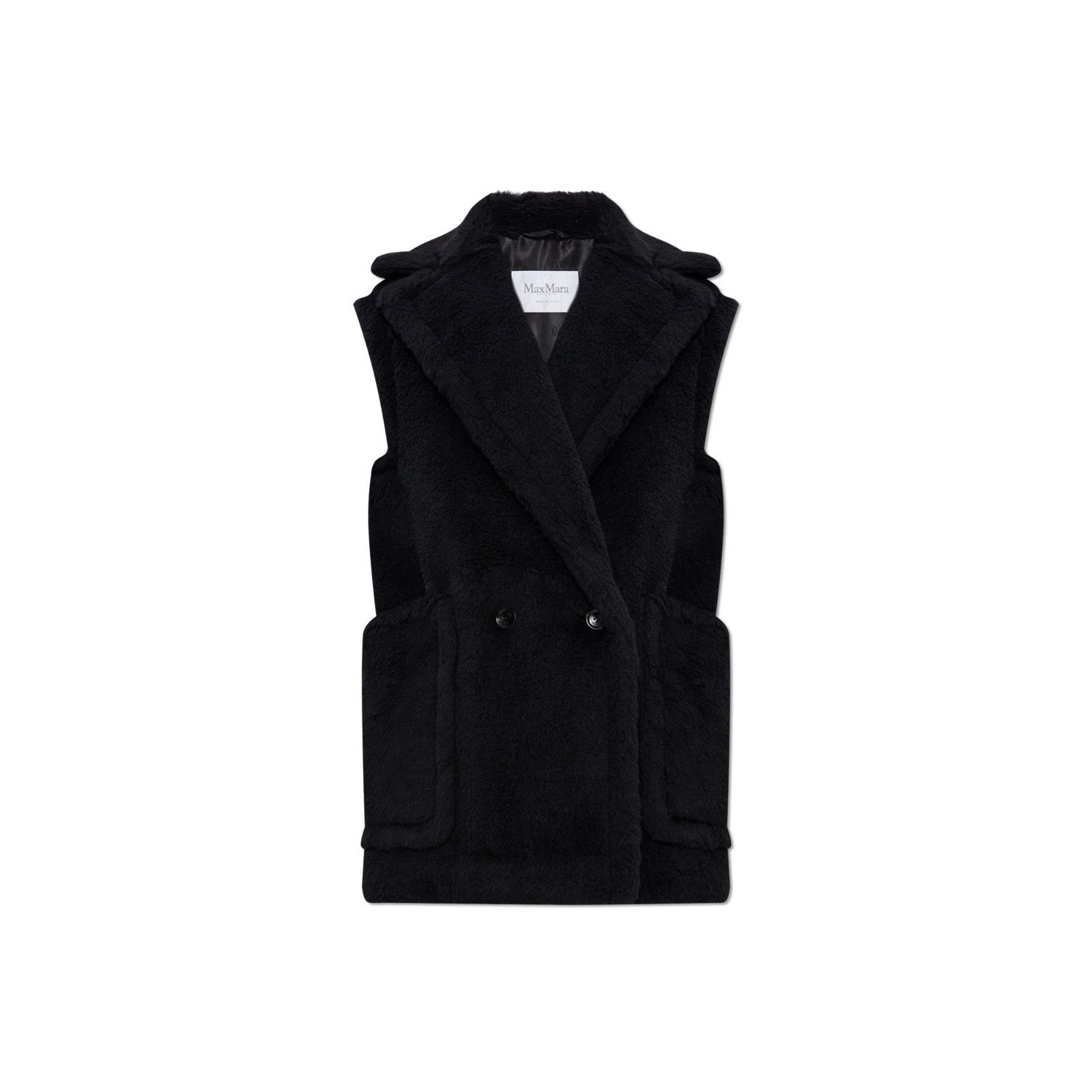 Max Mara MAX MARA Bormida Black Alpaca Wool Vest New & Authentic (Wom Size S / US 4 / IT 40 - 1 Thumbnail