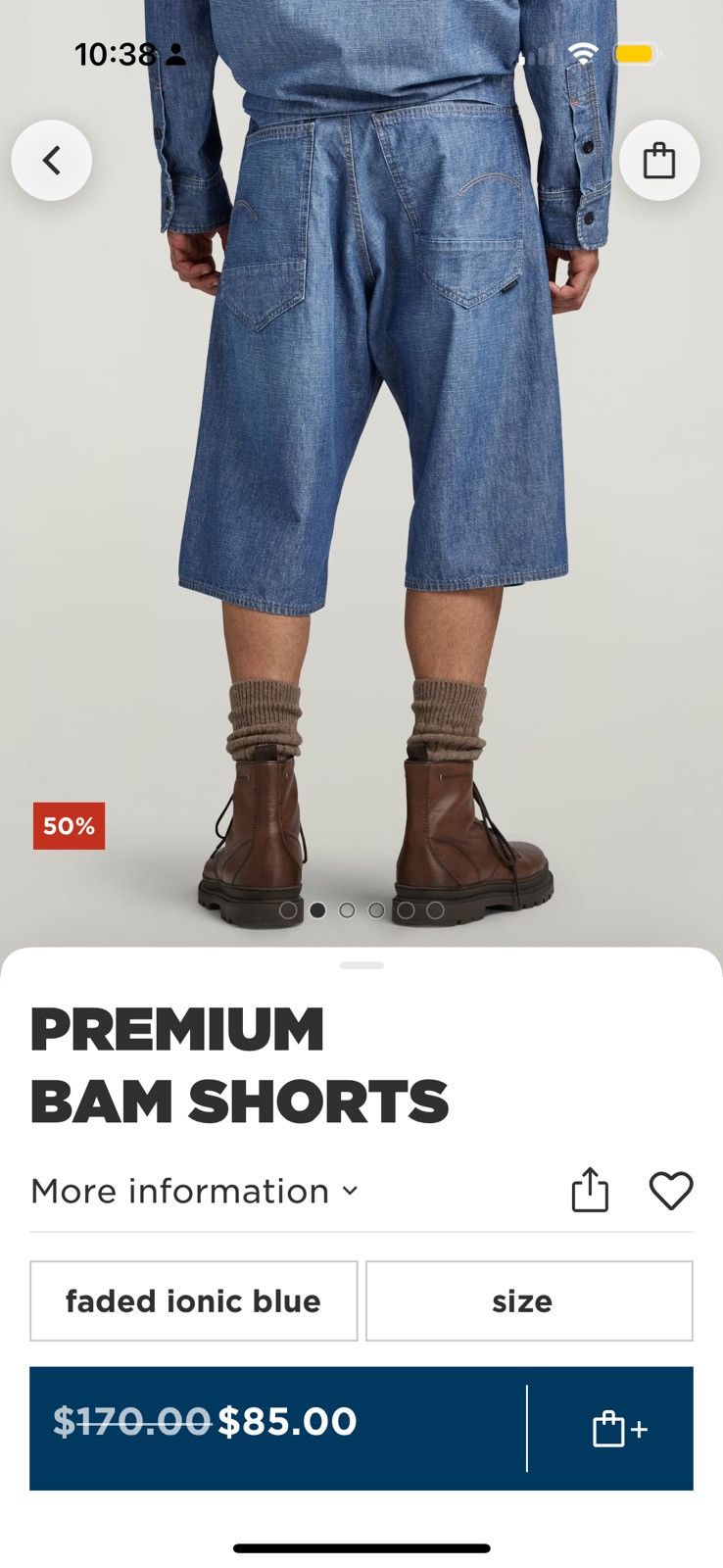 G-Star G Star Raw Bam Short Size US 32 / EU 48 - 9 Thumbnail