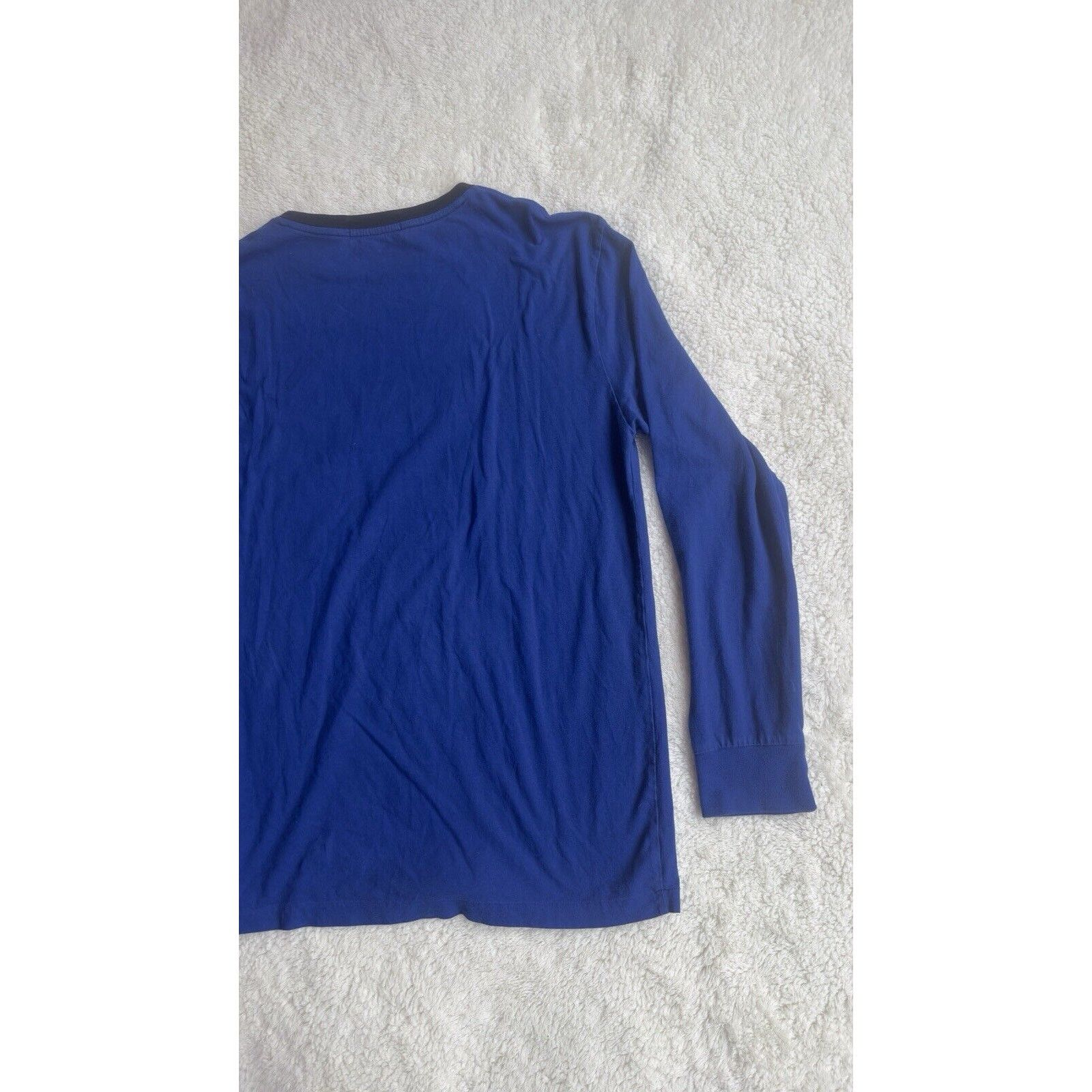 Ralph Lauren Polo Ralph Lauren Mens M Blue Long Sleeve Shirt Uni Crest Size US M / EU 48-50 / 2 - 16 Thumbnail