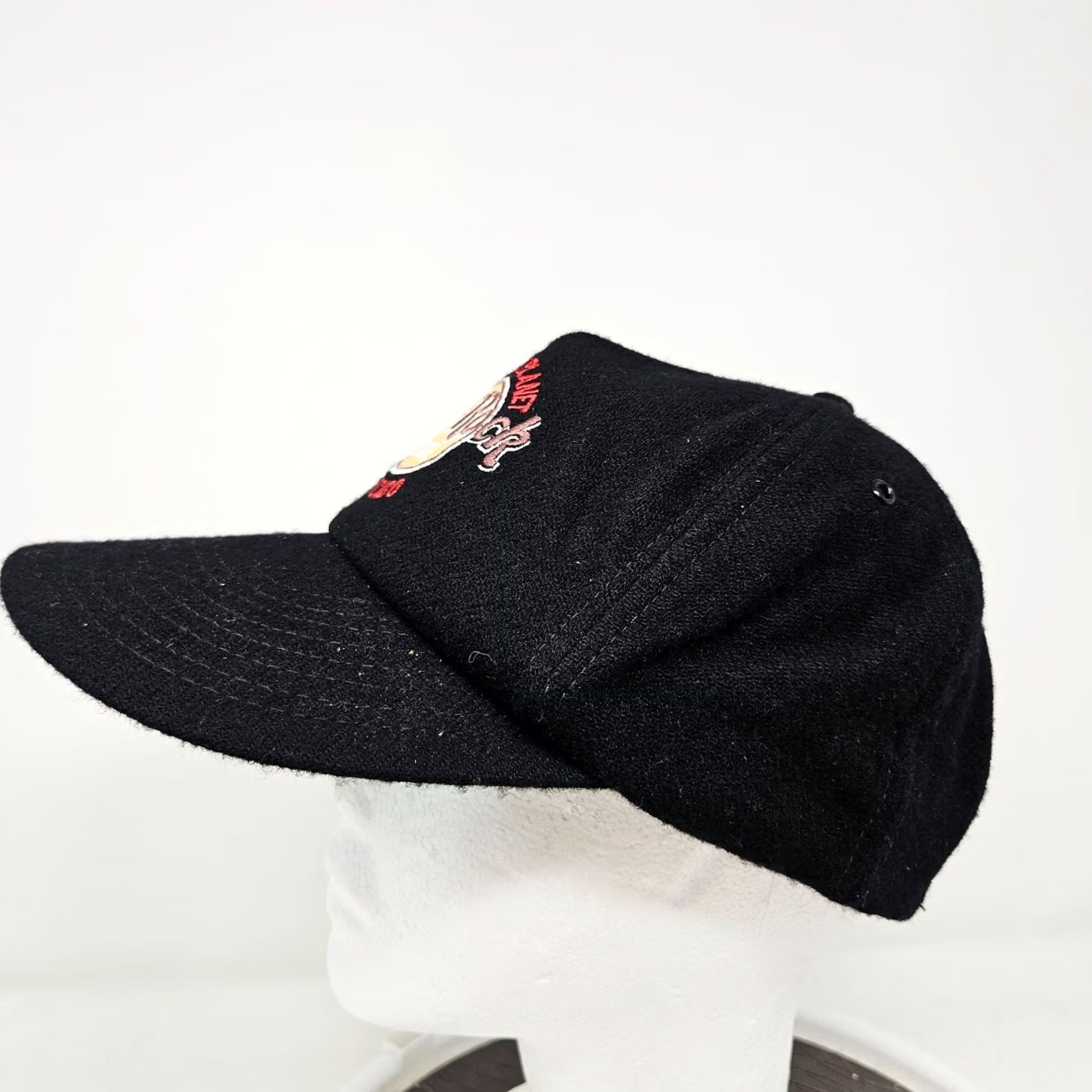 Hard Rock Cafe VINTAGE Hard Rock Cafe Chicago Wool Adjustable Hat Baseball Cap Men One Size Black 90s USA Rock Size ONE SIZE - 3 Thumbnail