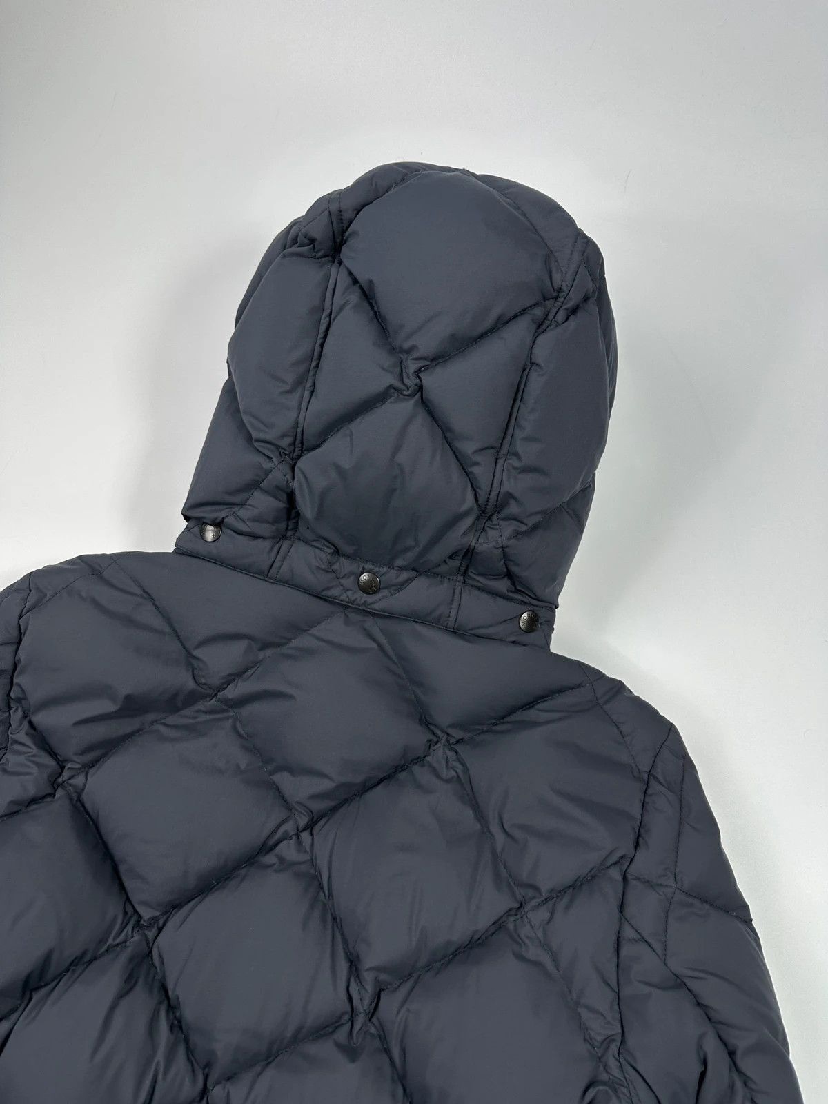 Moncler Moncler Maya Navy Blue Diamonds Puffer Down Hooded Jacket Size US M / EU 48-50 / 2 - 9 Thumbnail