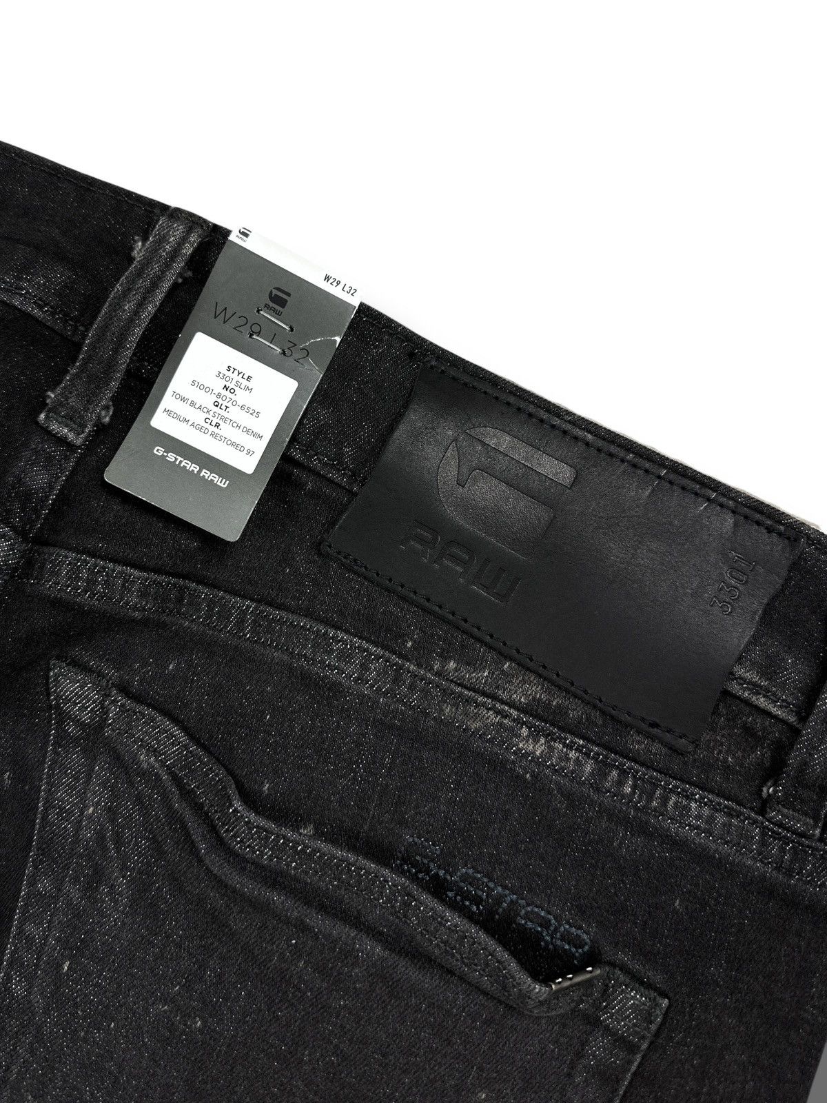 G-Star NWT🏷️ G-Star Raw 3301 Slim Jeans Stretch Denim Pants W29 L32 Size US 29 - 11 Thumbnail