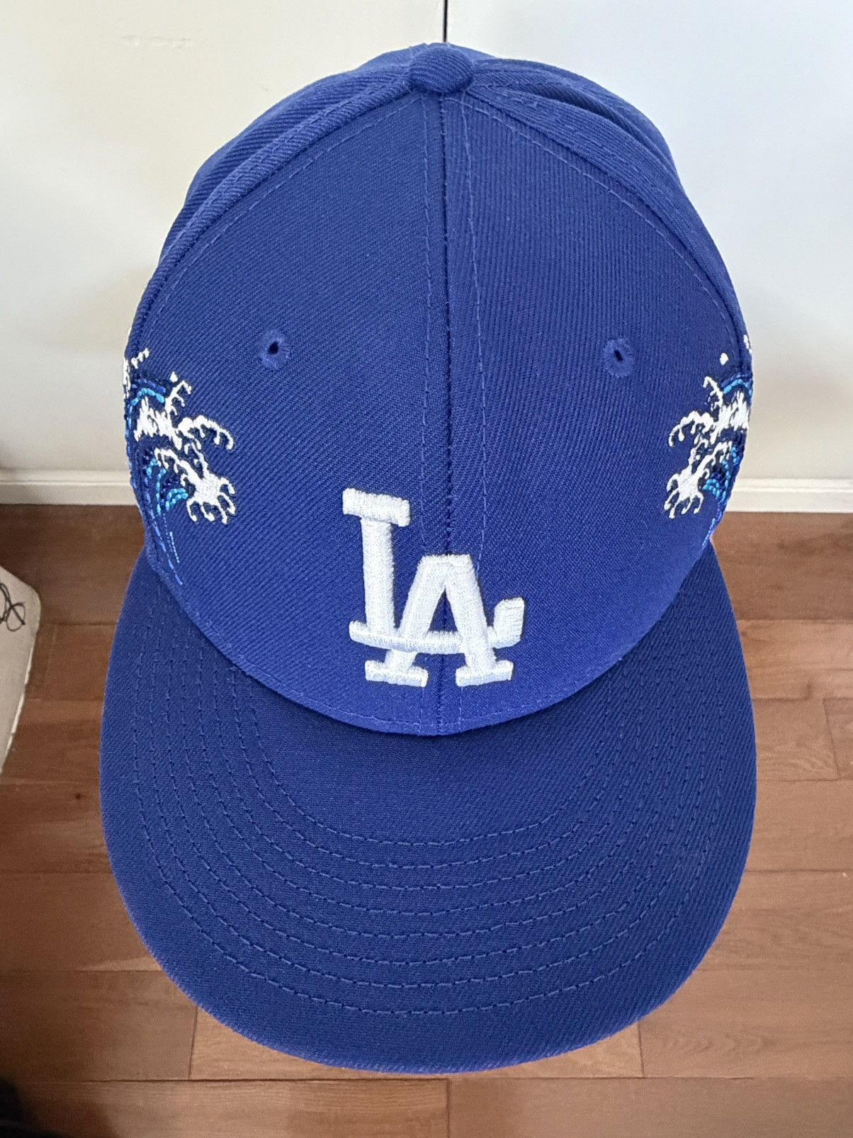 New Era NEW ERA 59FIFTY LOS ANGELES DODGERS CAP HAT MLB TONAL WAVE 8 Size ONE SIZE - 4 Thumbnail