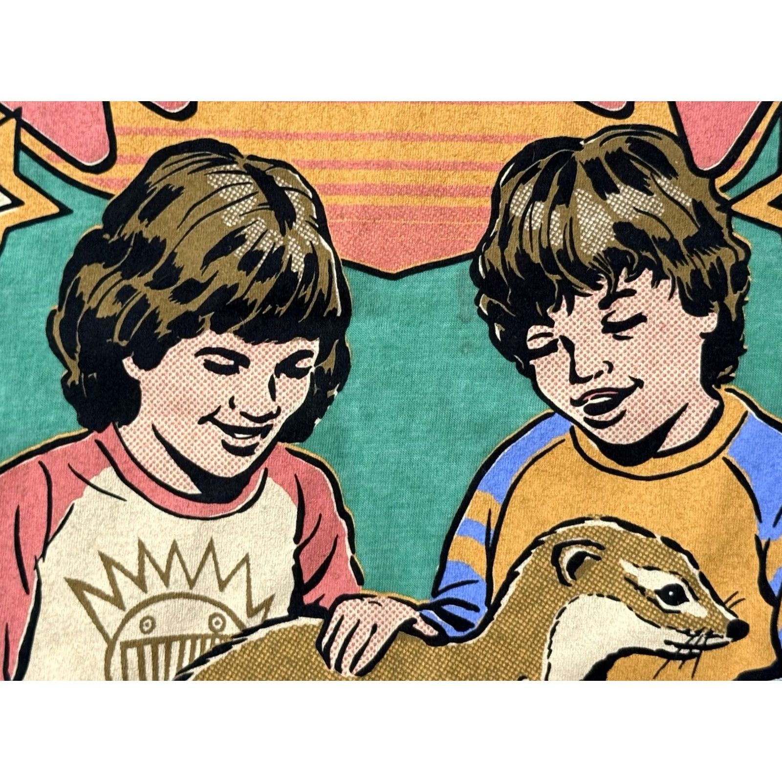 Gildan VINTAGE Ween I Gots A Weasel By Steven Rhodes 2022 Tour Shirt XL Dean Gene Boognish Shirt Men's Green 2020s Graphic Print Limited Edition Gildan Size US XL / EU 56 / 4 - 5 Thumbnail