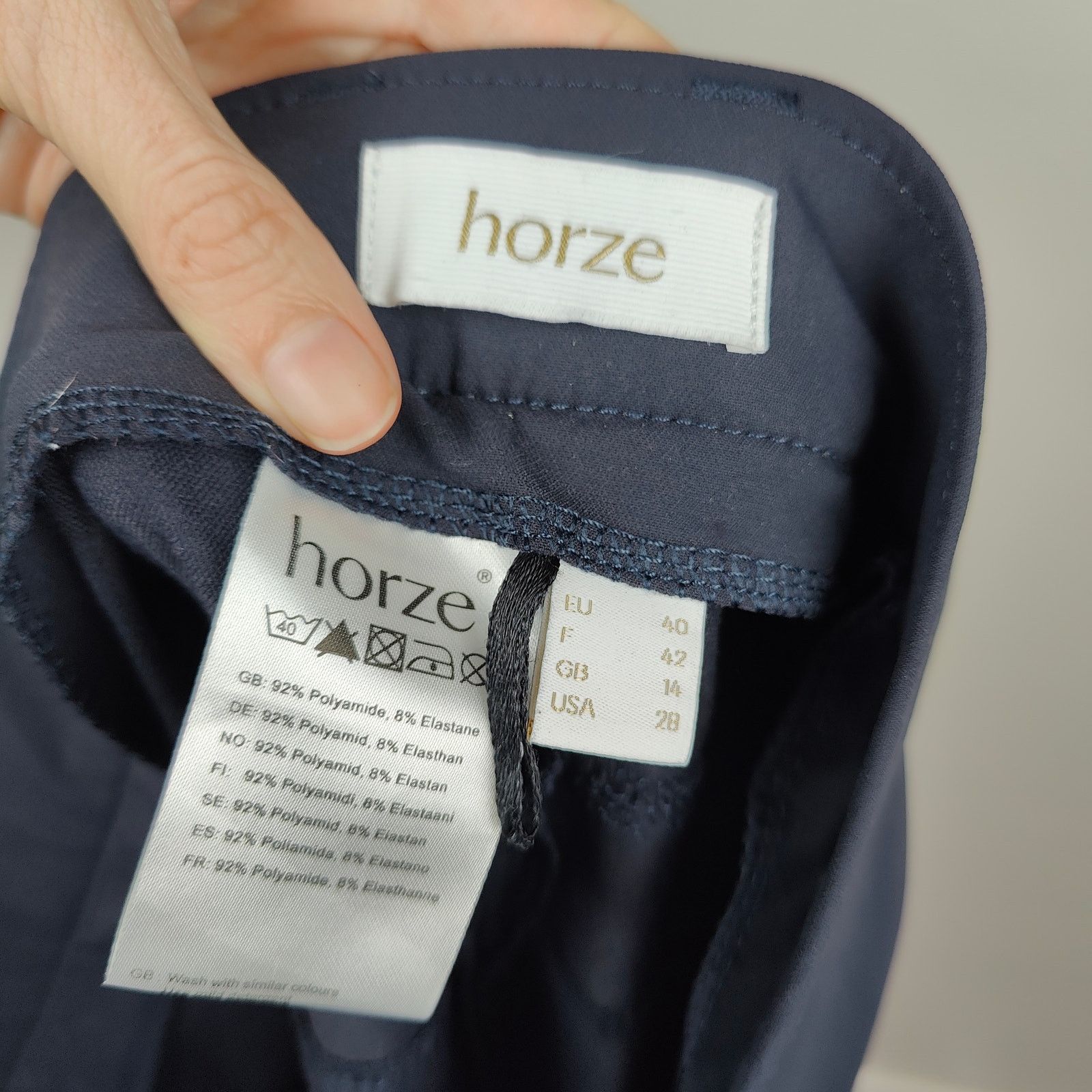 Other Horze Andrea Slimming High Waist Full Seat Breeches 28 Size 28" / US 6 / IT 42 - 7 Thumbnail