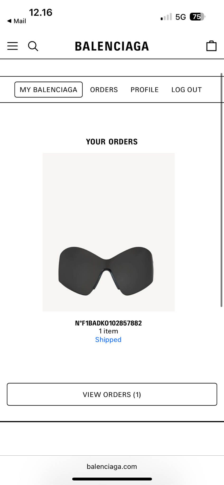 Balenciaga Balenciaga Butterfly Sunglasses Size ONE SIZE - 2 Thumbnail
