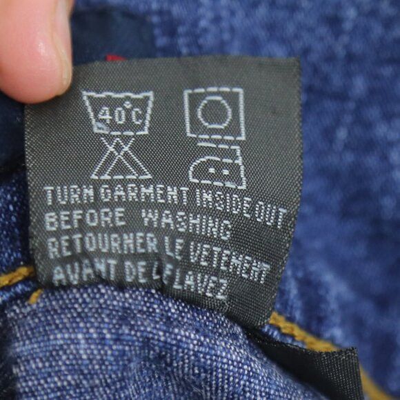 Vintage Vintage Urban Star Denim Jean Blue Wash Mini Short Skirt Size 32" / US 10 / IT 46 - 4 Thumbnail
