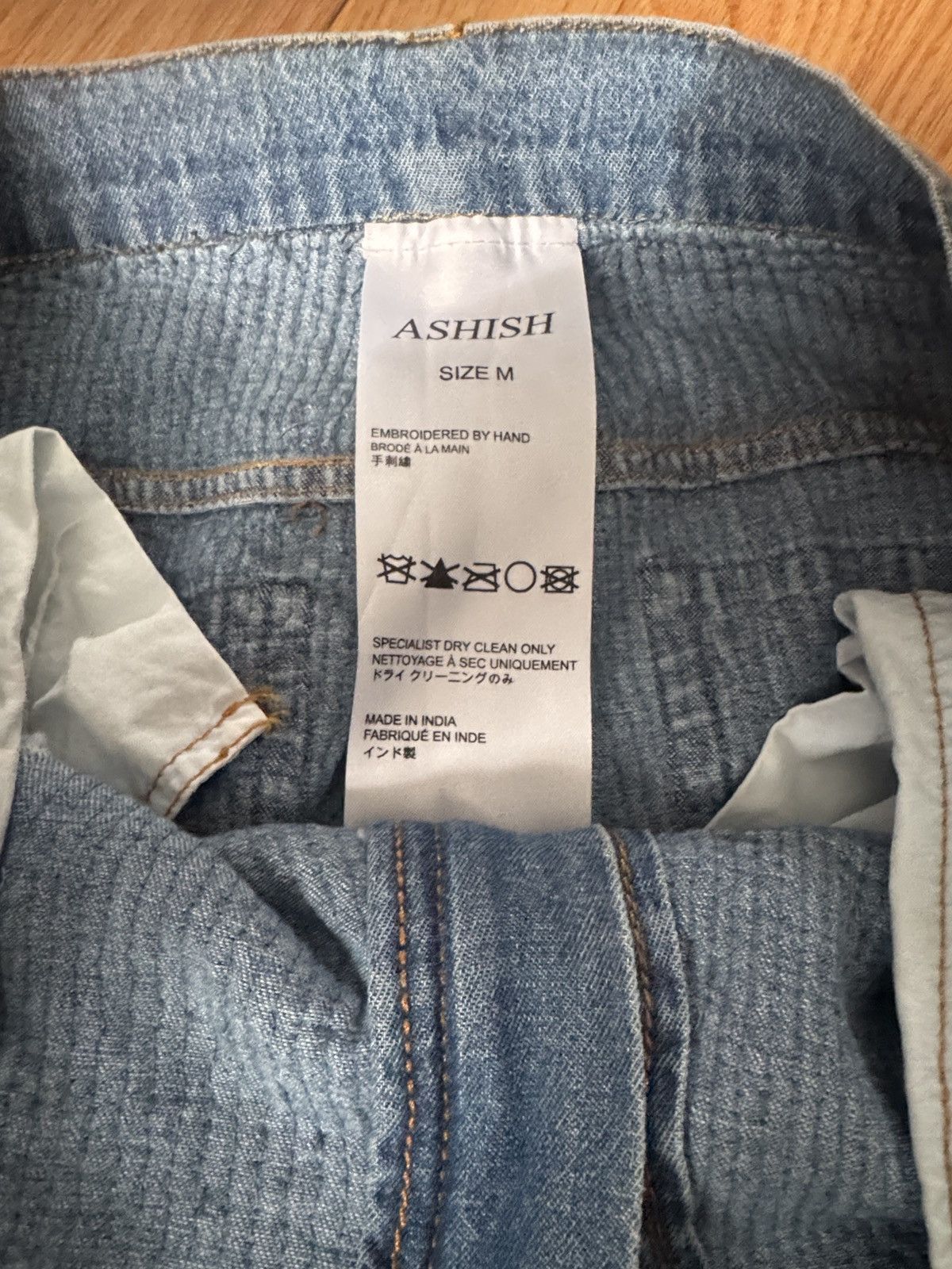 ASHISH ASHISH Distressed Sequin Denim Jeans – Size M Size 30" / US 8 / IT 44 - 4 Thumbnail