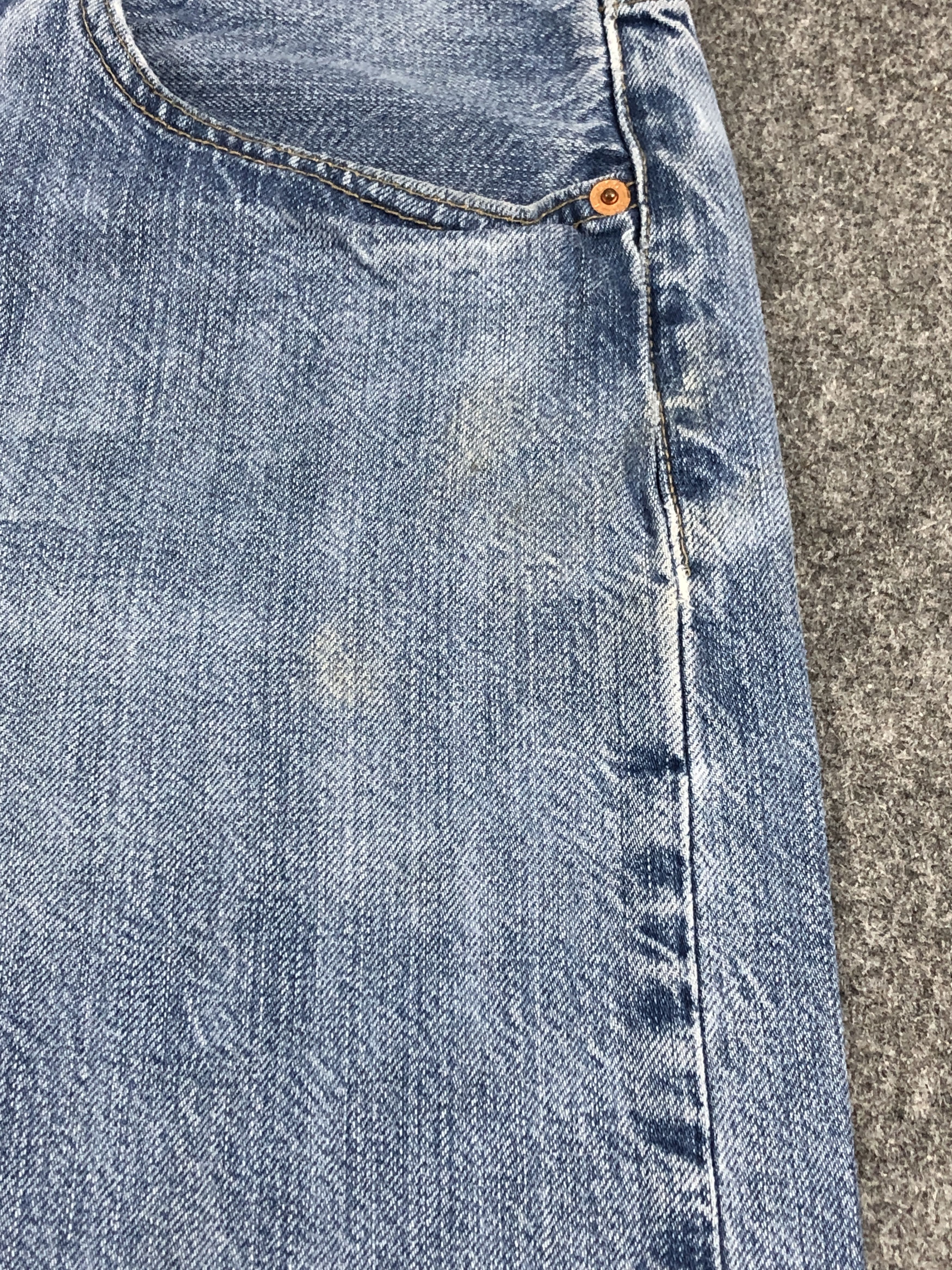 Levi's Vintage Levis 501 Blue Denim Jeans DP2242 Size US 31 - 10 Thumbnail