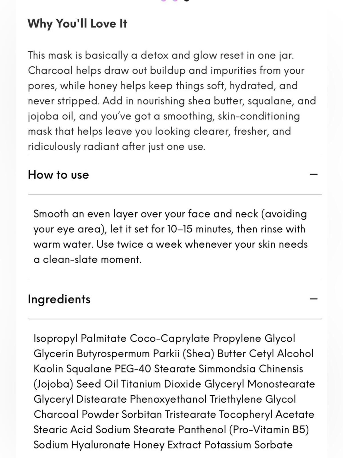 Other Dermalactives / Honey Charcoal Mask / 50ml Size ONE SIZE - 11 Thumbnail
