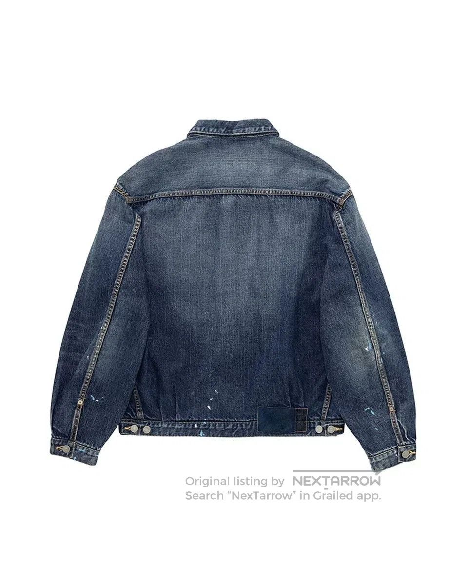 Visvim VISVIM 101XX DMGD Blue Denim Jacket. Size US XXL / EU 58 / 5 - 2 Thumbnail