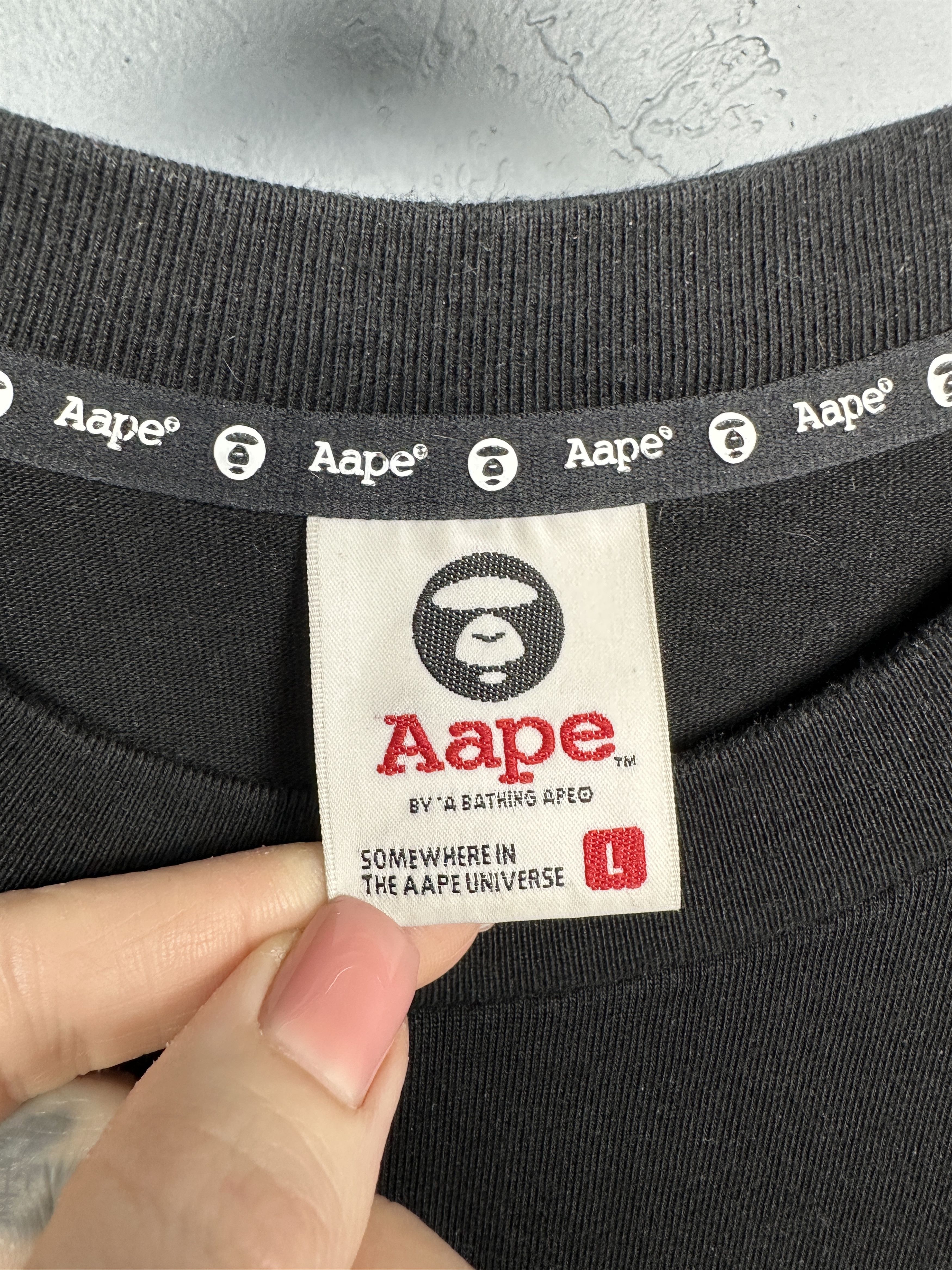 Aape AAPE by A Bathing Ape Big Logo T-Shirt Size US L / EU 52-54 / 3 - 8 Thumbnail