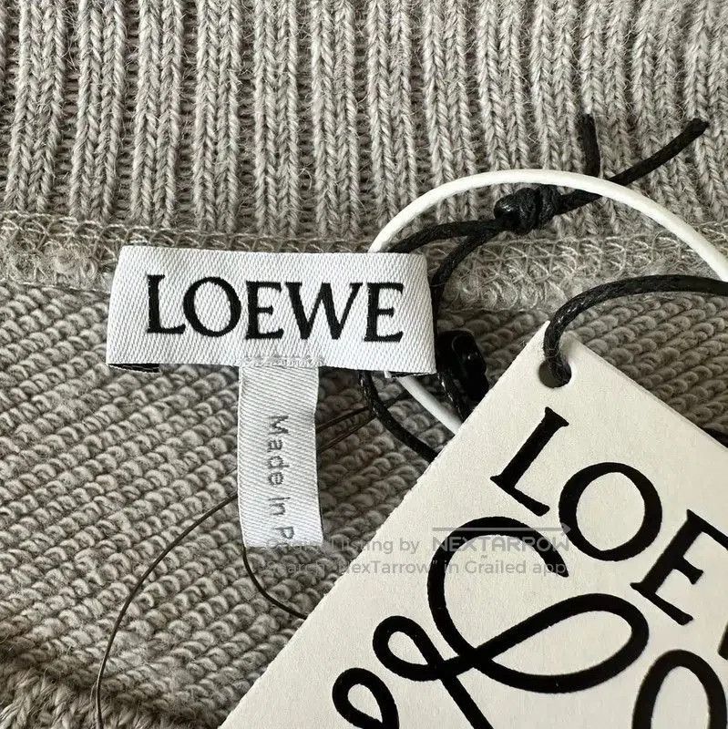 Loewe Loewe Gray Cotton Women's Sweatshirt . Size M / US 6-8 / IT 42-44 - 4 Thumbnail