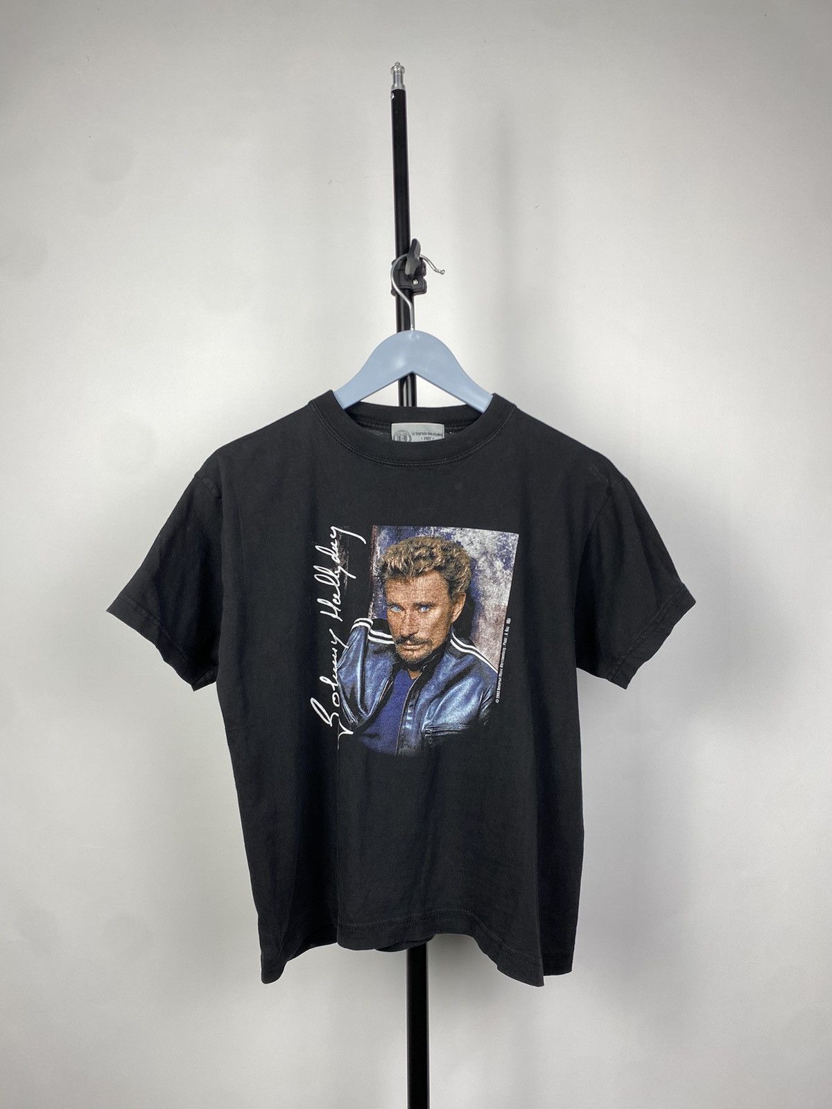 Band Tees × Vintage Johnny Hallyday 2003 Logo Tee T Shirt Vintage Size US XS / EU 42 / 0 - 1 Thumbnail