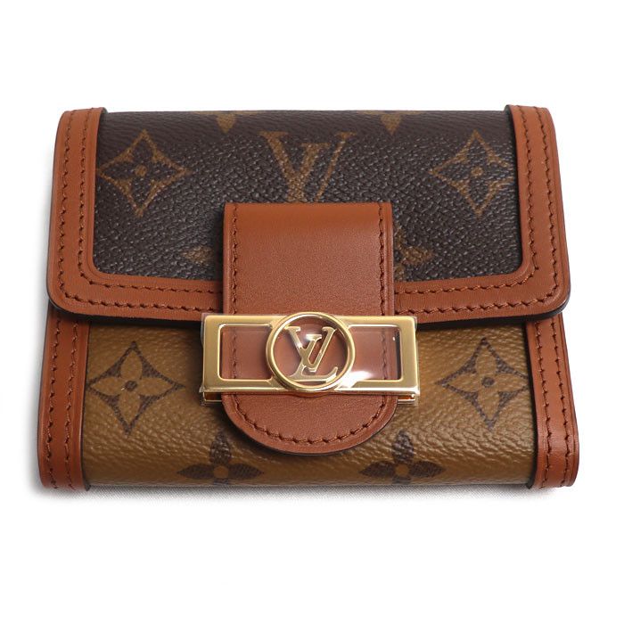Louis Vuitton Louis Vuitton Louis Vuitton Portefeuille Dauphine Compact Monogram Wallet Textile Short Wallet M68725 DUTY FREE for USA Size ONE SIZE - 1 Thumbnail