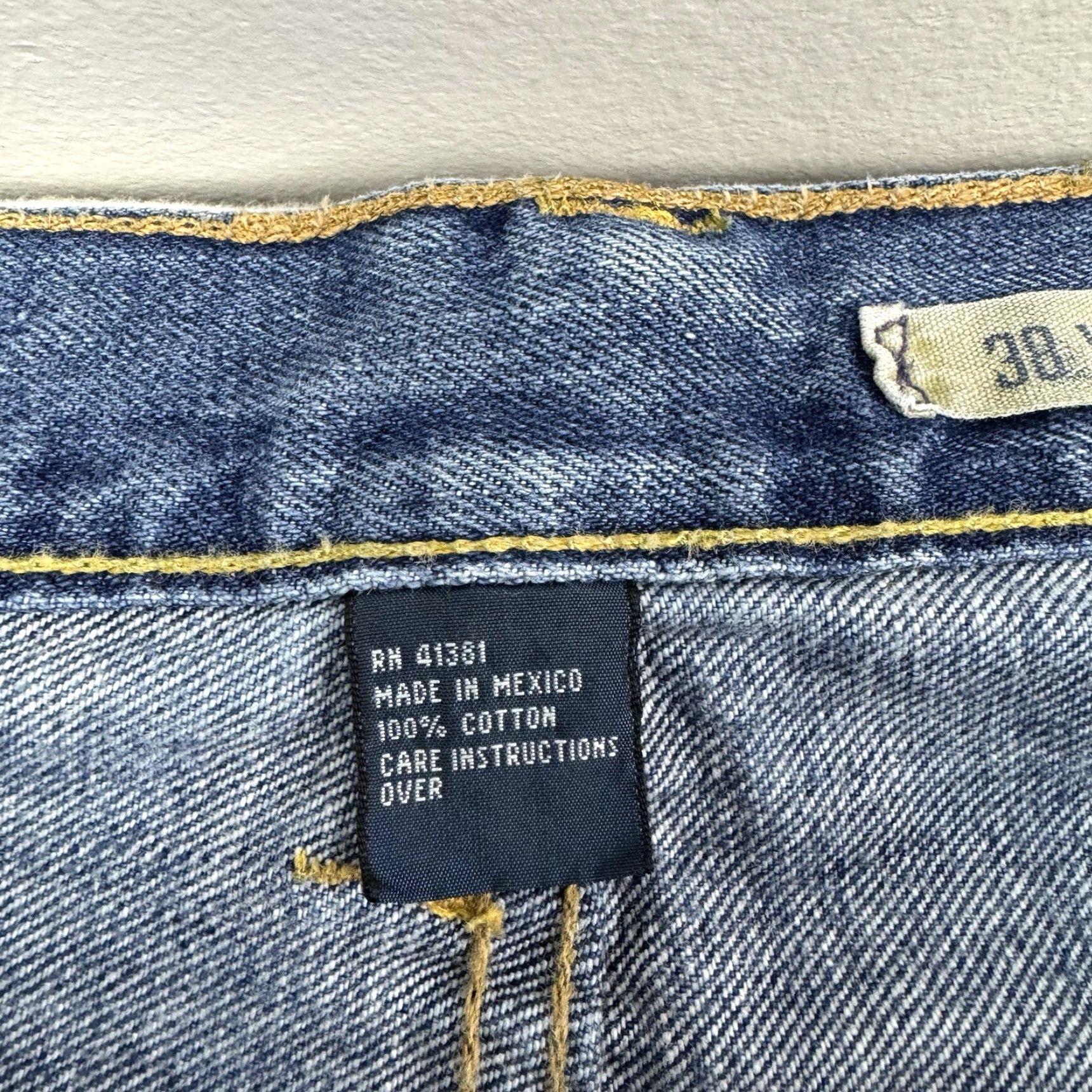 Polo Ralph Lauren VINTAGE Polo Ralph Lauren Jeans Button Fly Adult 38x30 Relaxed Hipster 90s Y2K Blue Mens Jeans Size US M / EU 48-50 / 2 - 5 Thumbnail