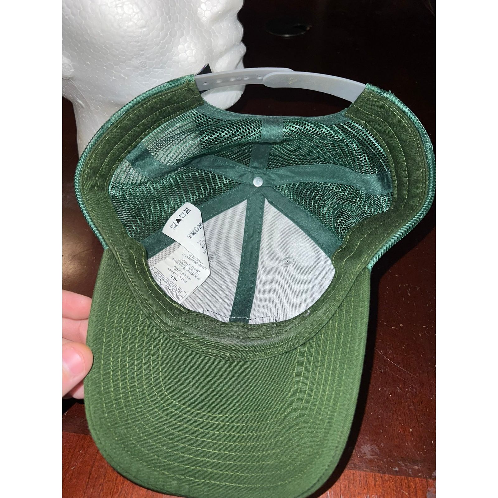 Patagonia Patagonia White Green Hat P-6 Logo Patched Cap Headwear OS Size ONE SIZE - 6 Thumbnail