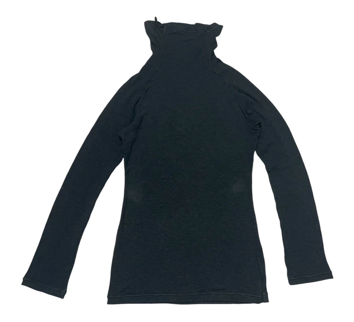 Yohji Yamamoto 90s YOHJI YAMAMOTO ASYMMETRICAL LONG SLEEVE TURTLENECK Size US M / EU 48-50 / 2 - 1 Thumbnail