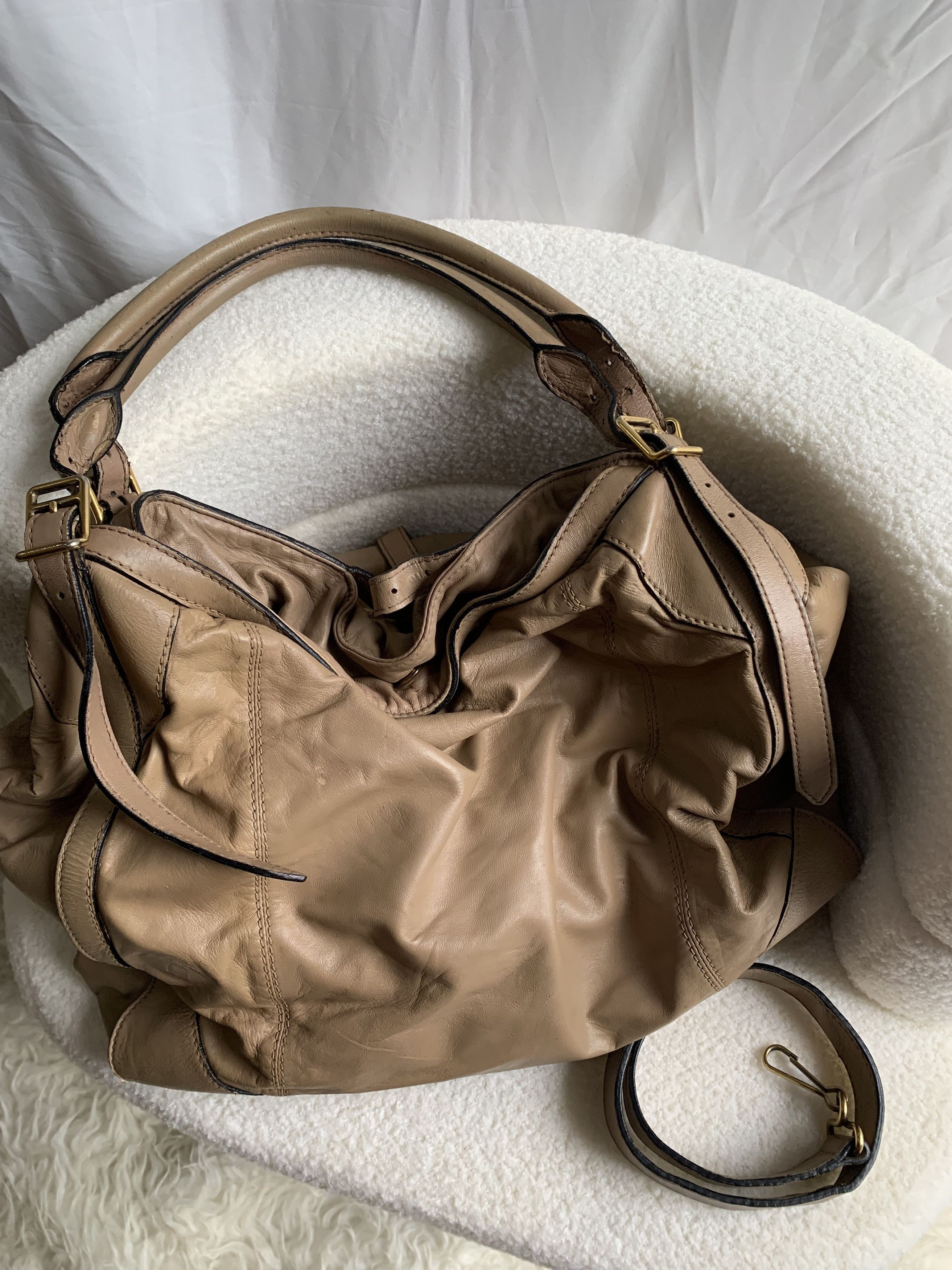 Burberry Auth Burberry Large Hobo Size ONE SIZE - 2 Thumbnail