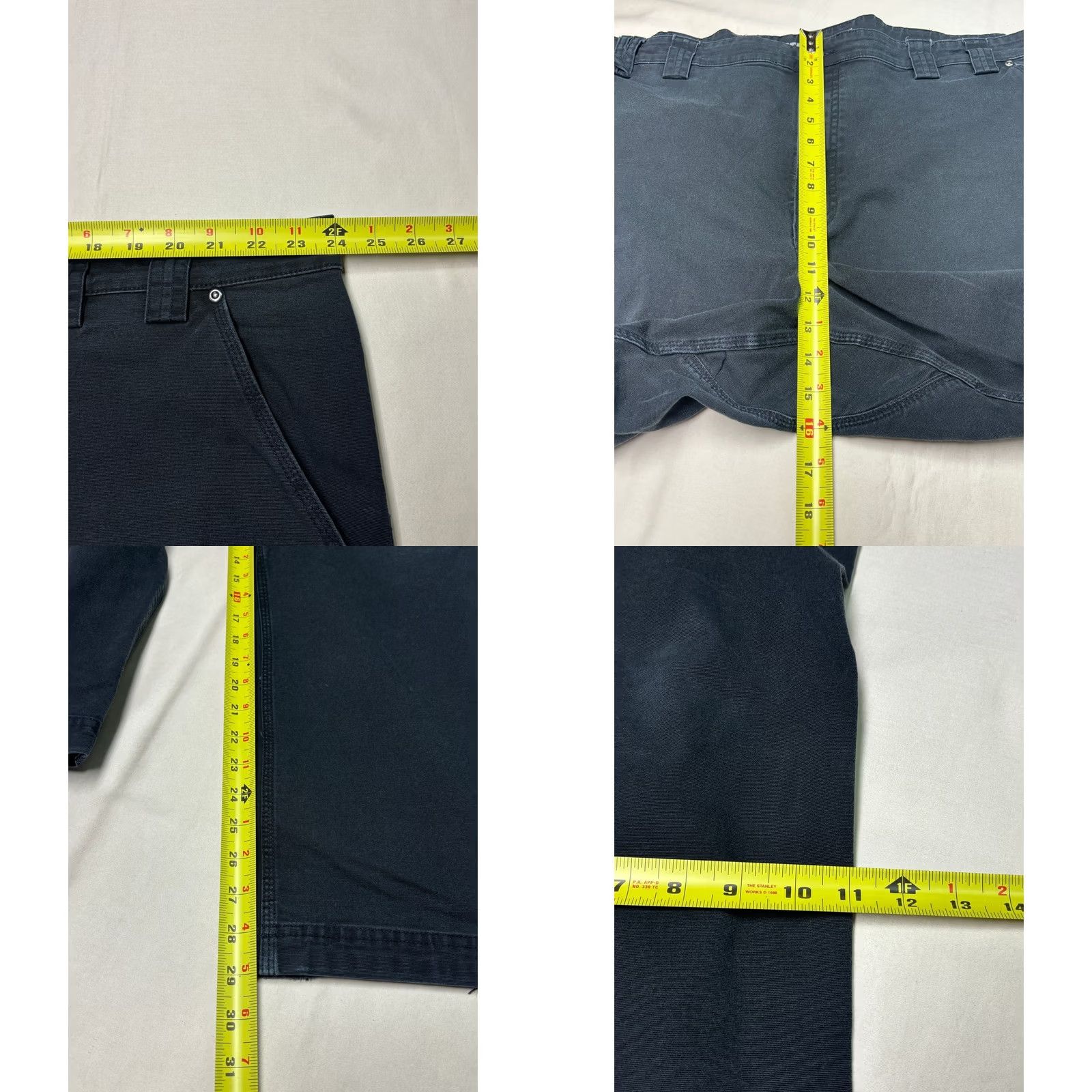 Duluth Trading Company Duluth Trading Co Flex Fire Hose Work Pants Black 48x30 Mens Size US 32 / EU 48 - 8 Thumbnail