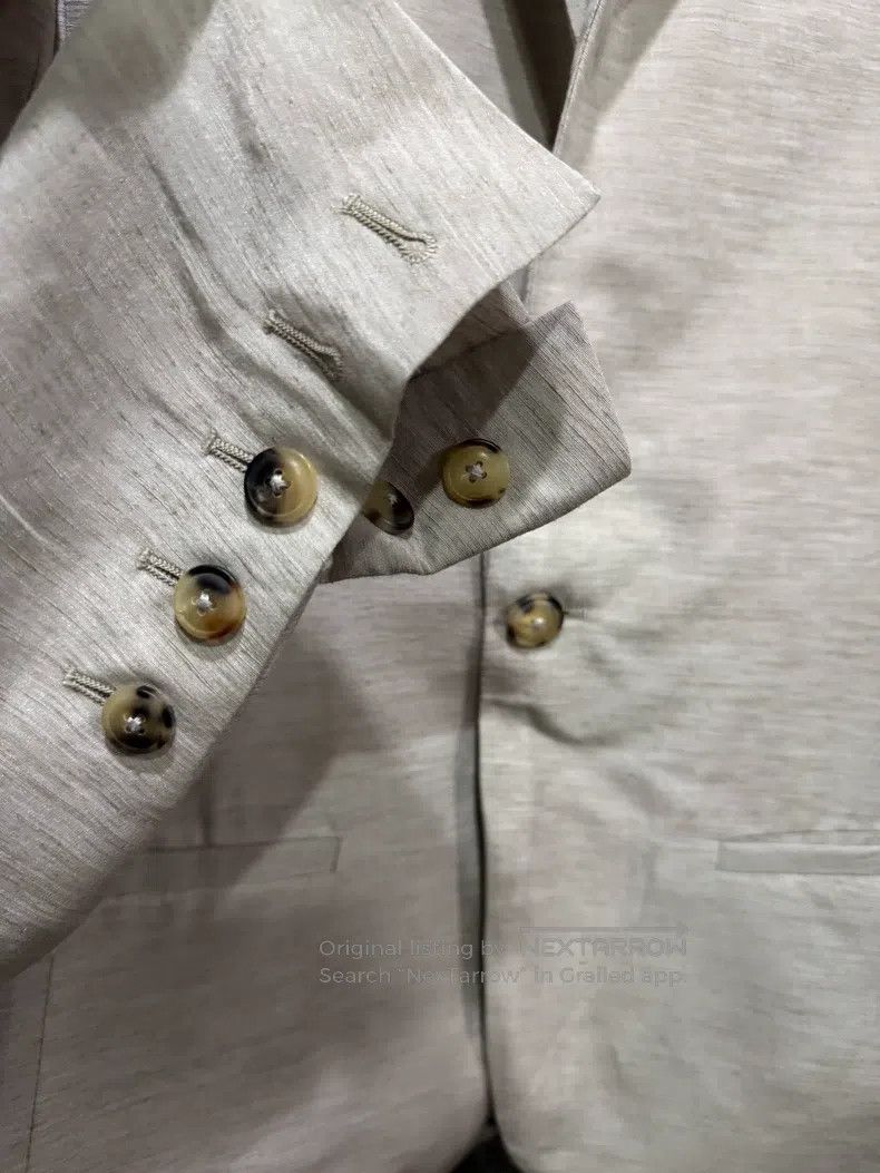 Rick Owens Rick Owens 14ss main-line silk-linen-blend one-button doub Size US S / EU 44-46 / 1 - 4 Thumbnail