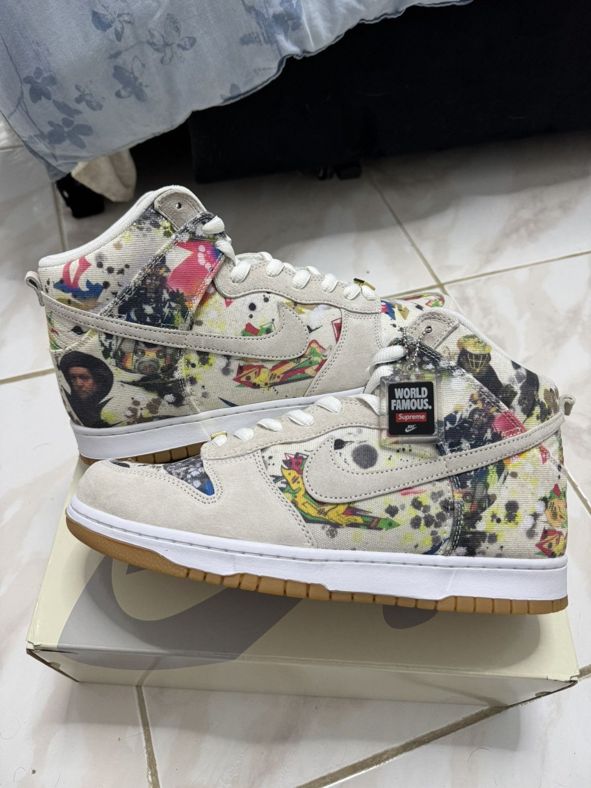 Nike SB Nike SB Dunk High Supreme Rammellzee Sz 12 DS Size US 12 / EU 45 - 1 Thumbnail