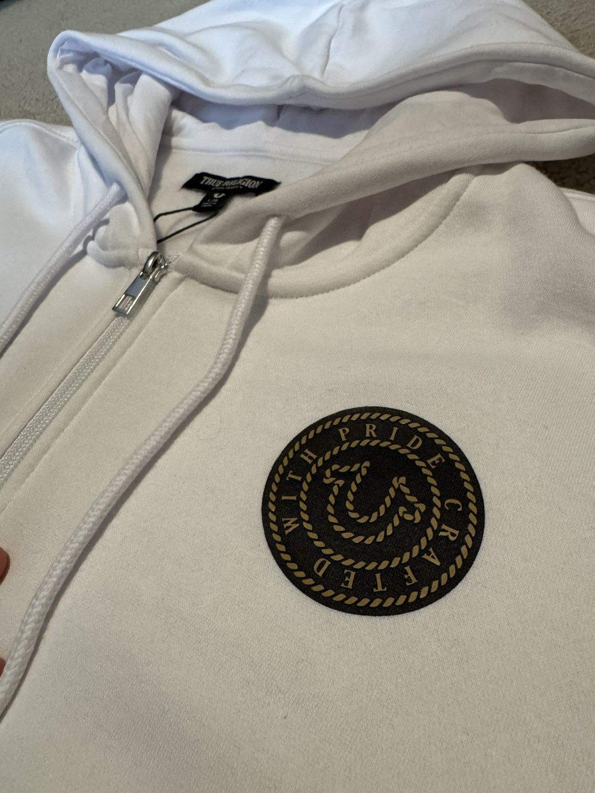 True Religion White True Religion Zip-Up Size US XL / EU 56 / 4 - 3 Thumbnail