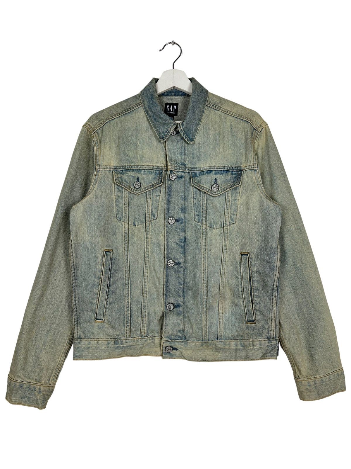 【新品未使用】GAP X Madhappy デニムジャケット　タグ付き GAP × MADHAPPYフード付きデニムジャケット - メルカリ