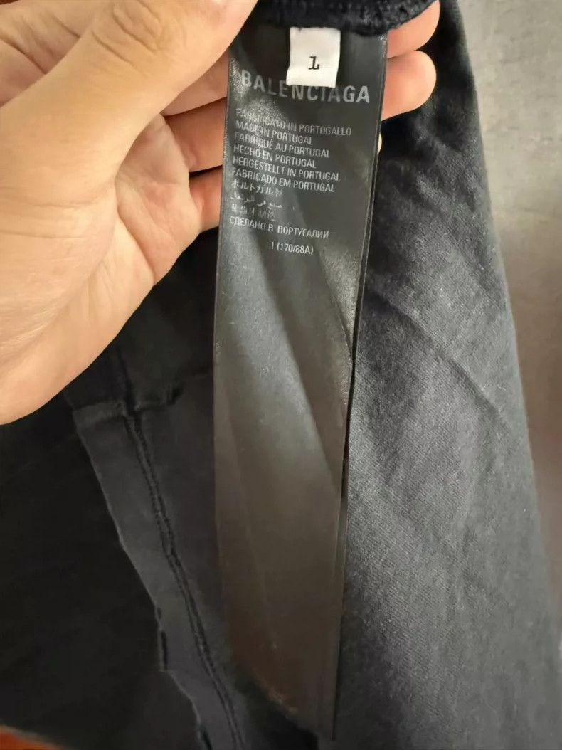 Balenciaga Flame ink-splashing short sleeve