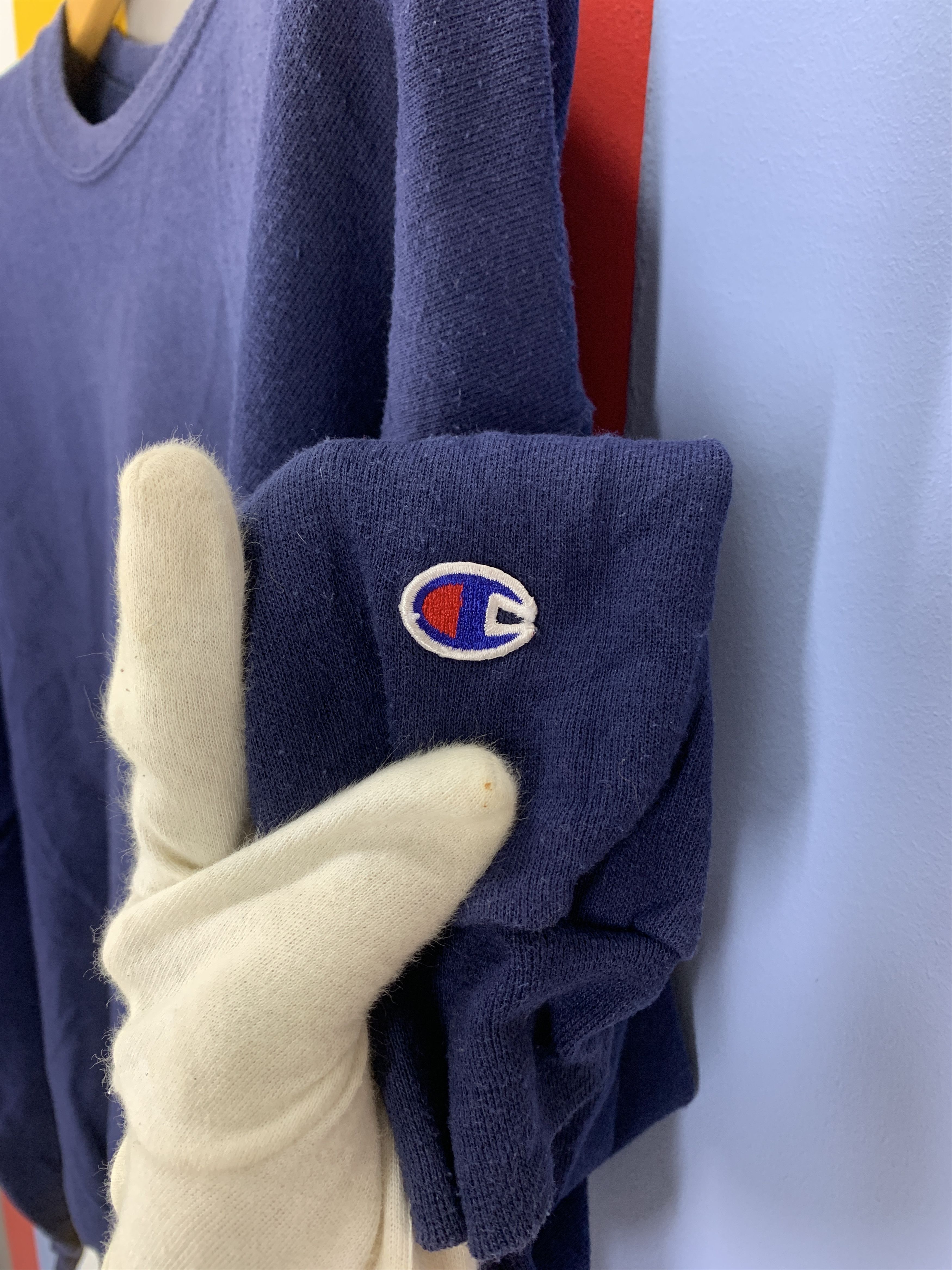 Champion Vintage CHAMPION Crew Neck Sweatshirt #2067/16 Size US XL / EU 56 / 4 - 4 Thumbnail